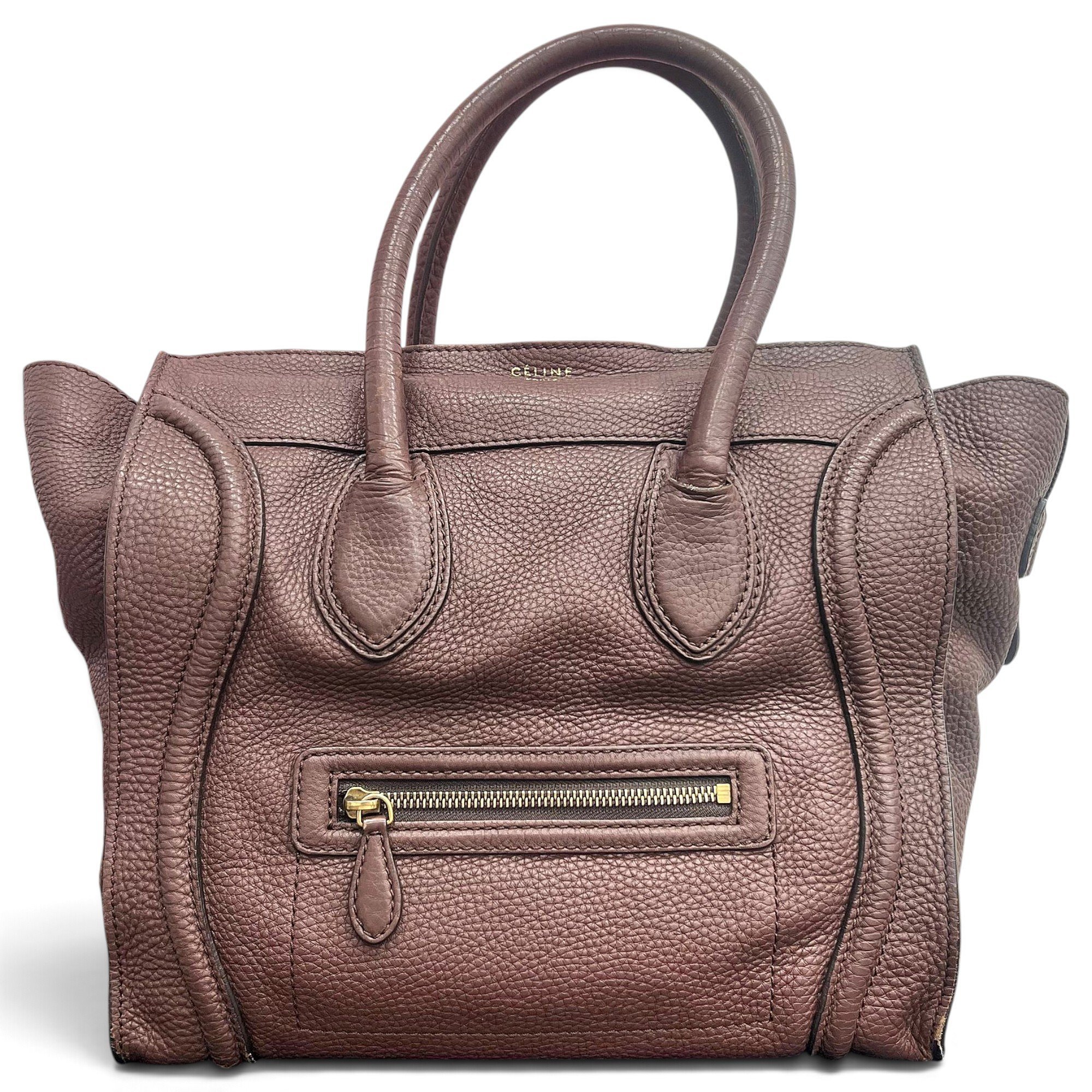 Luggage leather handbag
