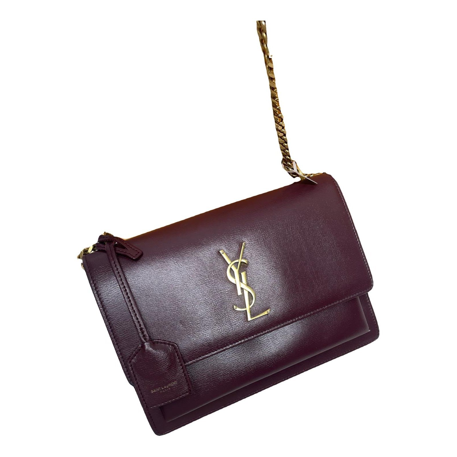 Sunset leather handbag