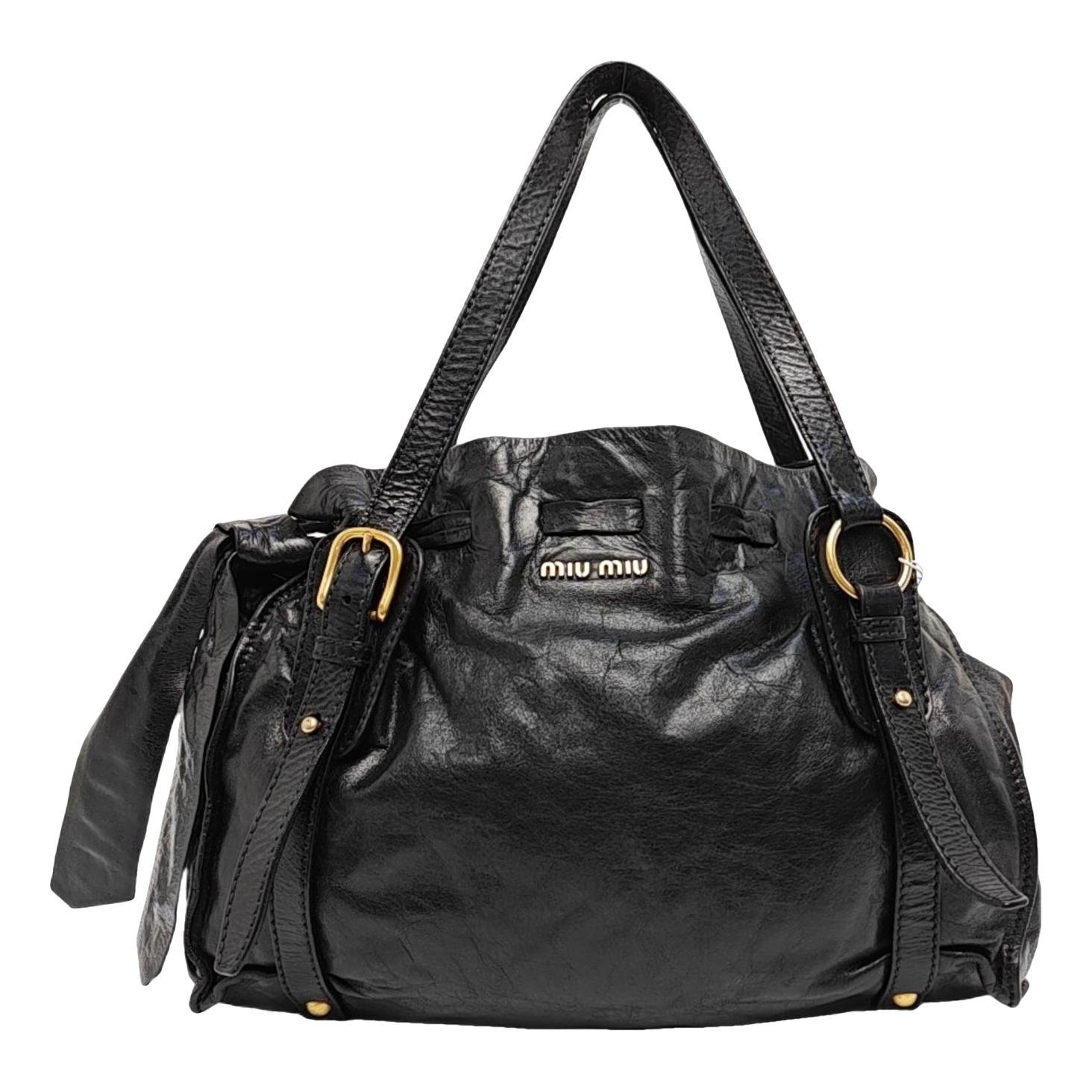 Leather handbag