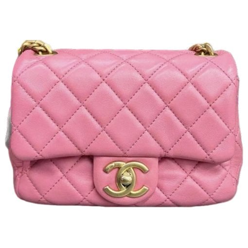Trendy CC Flap leather handbag