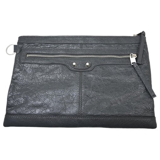 City Clip leather clutch bag