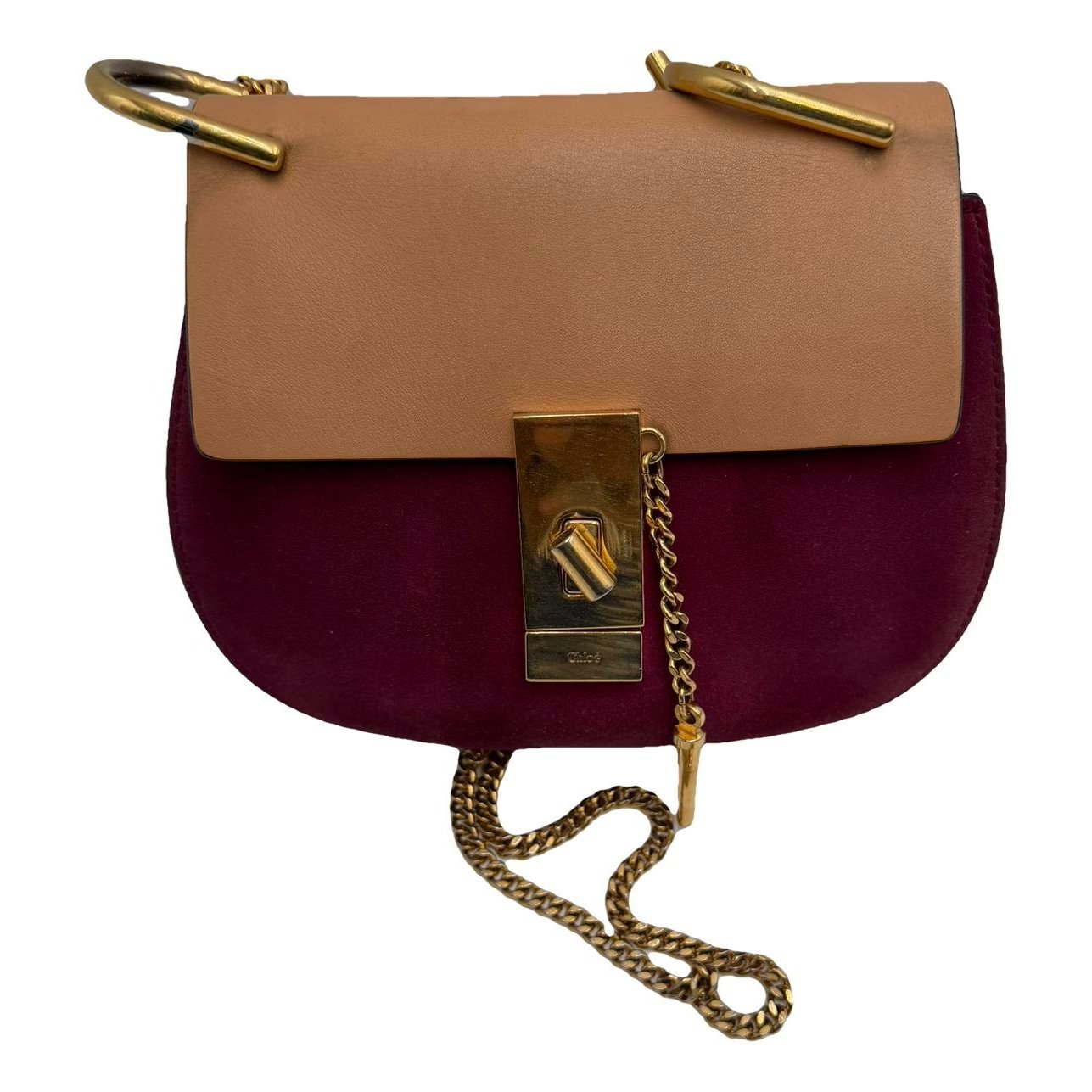 Drew leather crossbody bag
