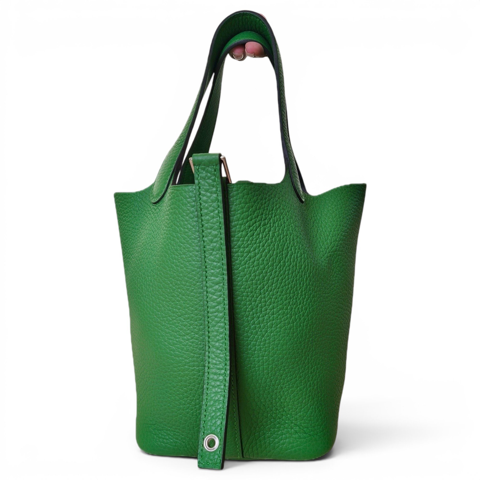 Picotin leather handbag