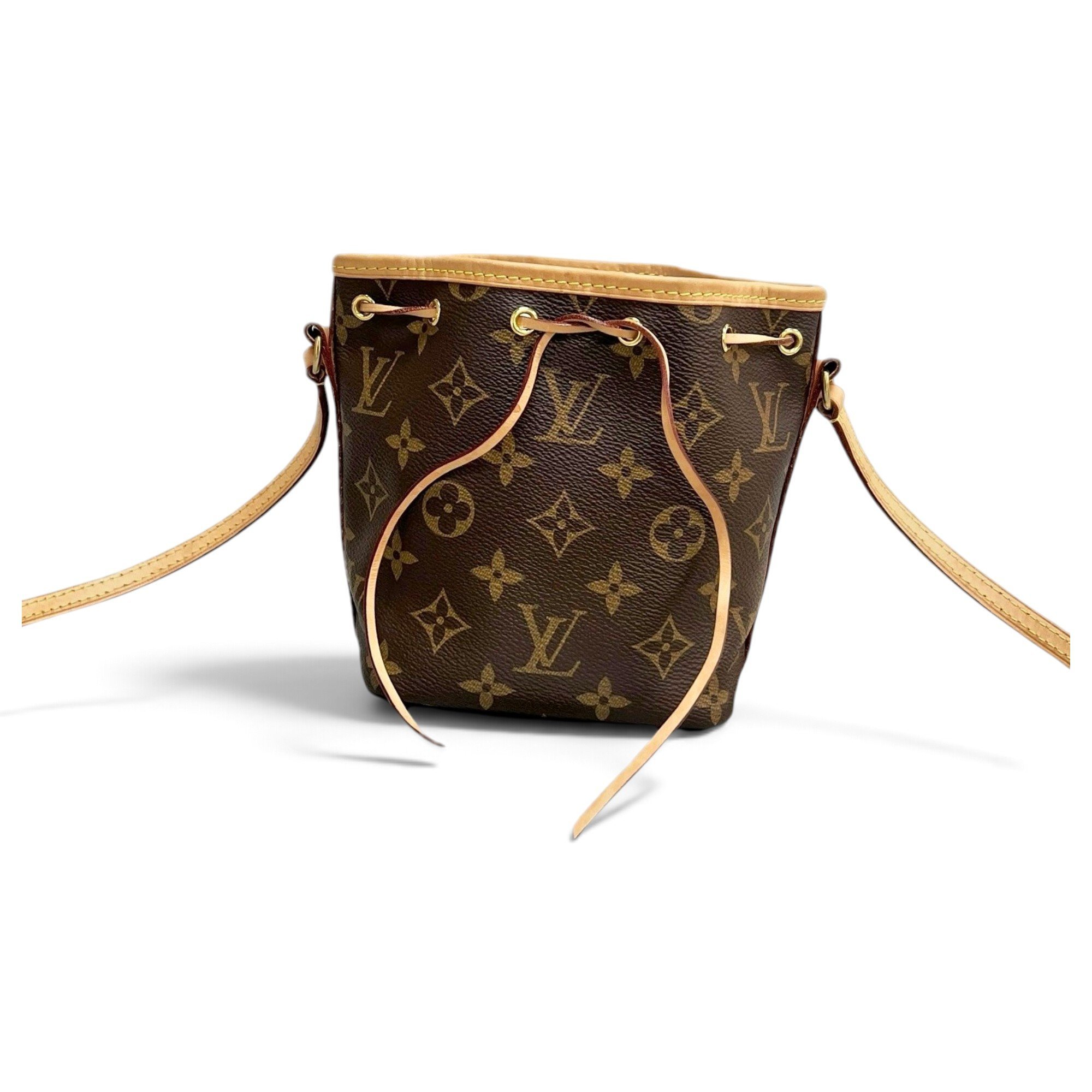Louis Vuitton Nano Noé leather handbag