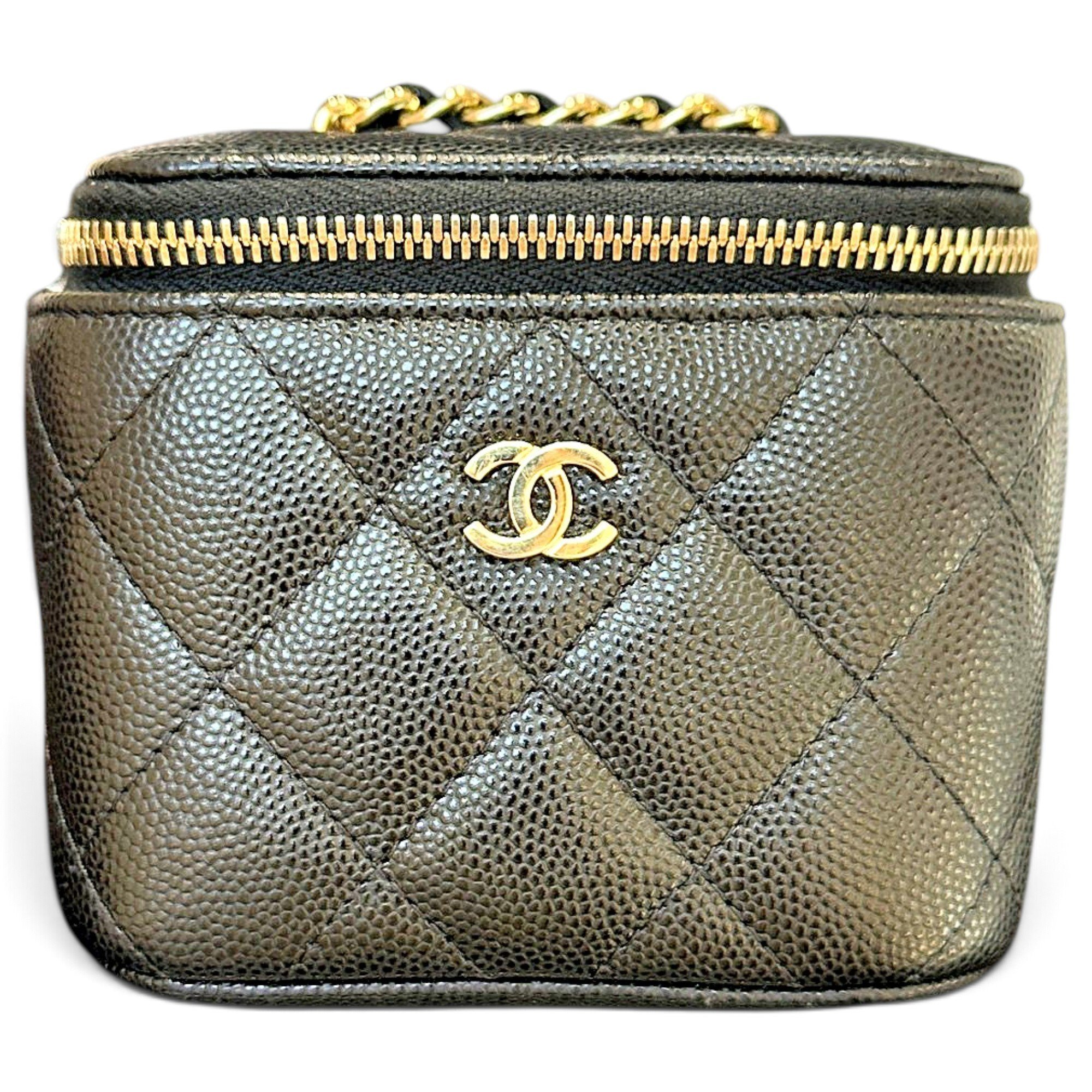 Trendy CC Vanity leather handbag