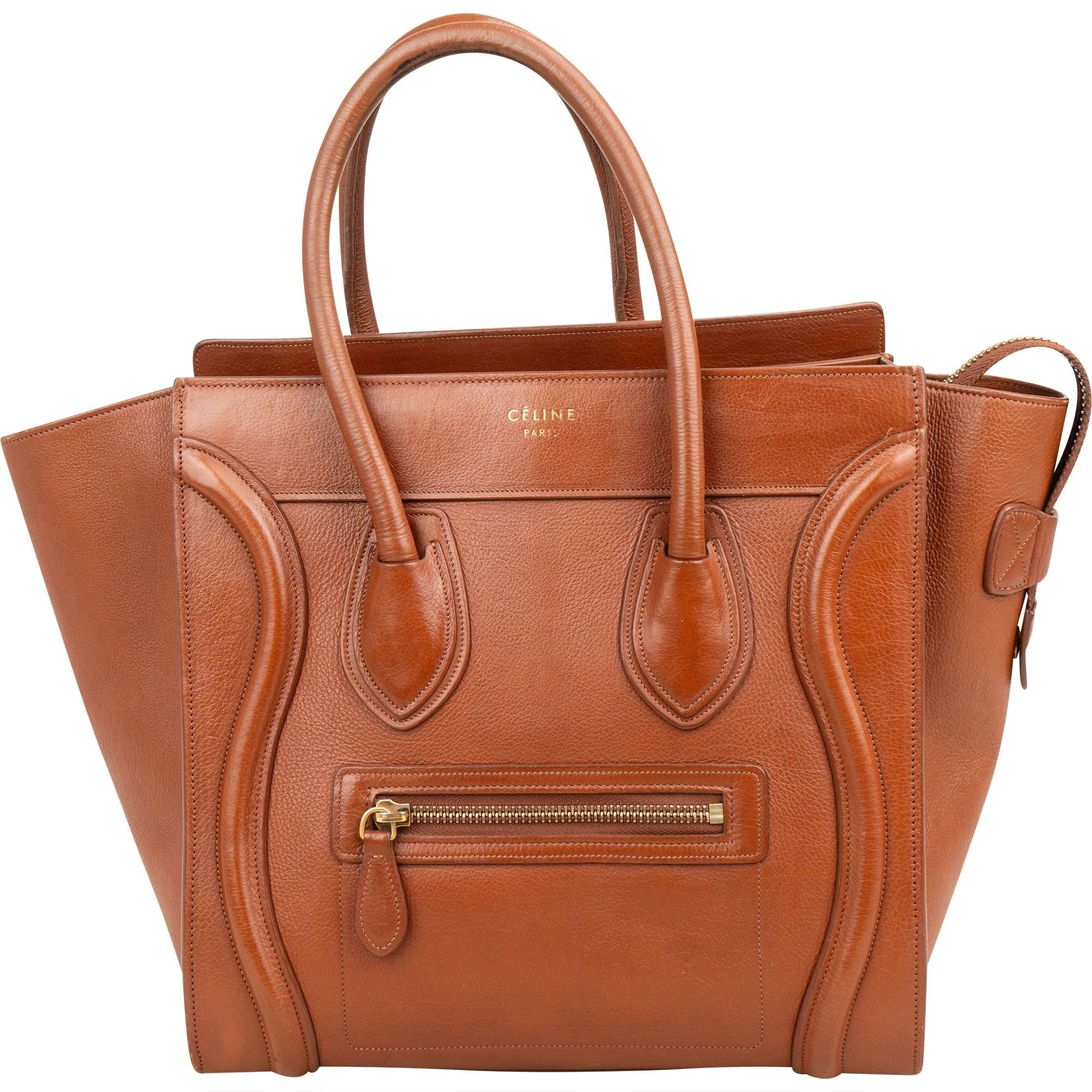 Luggage leather handbag
