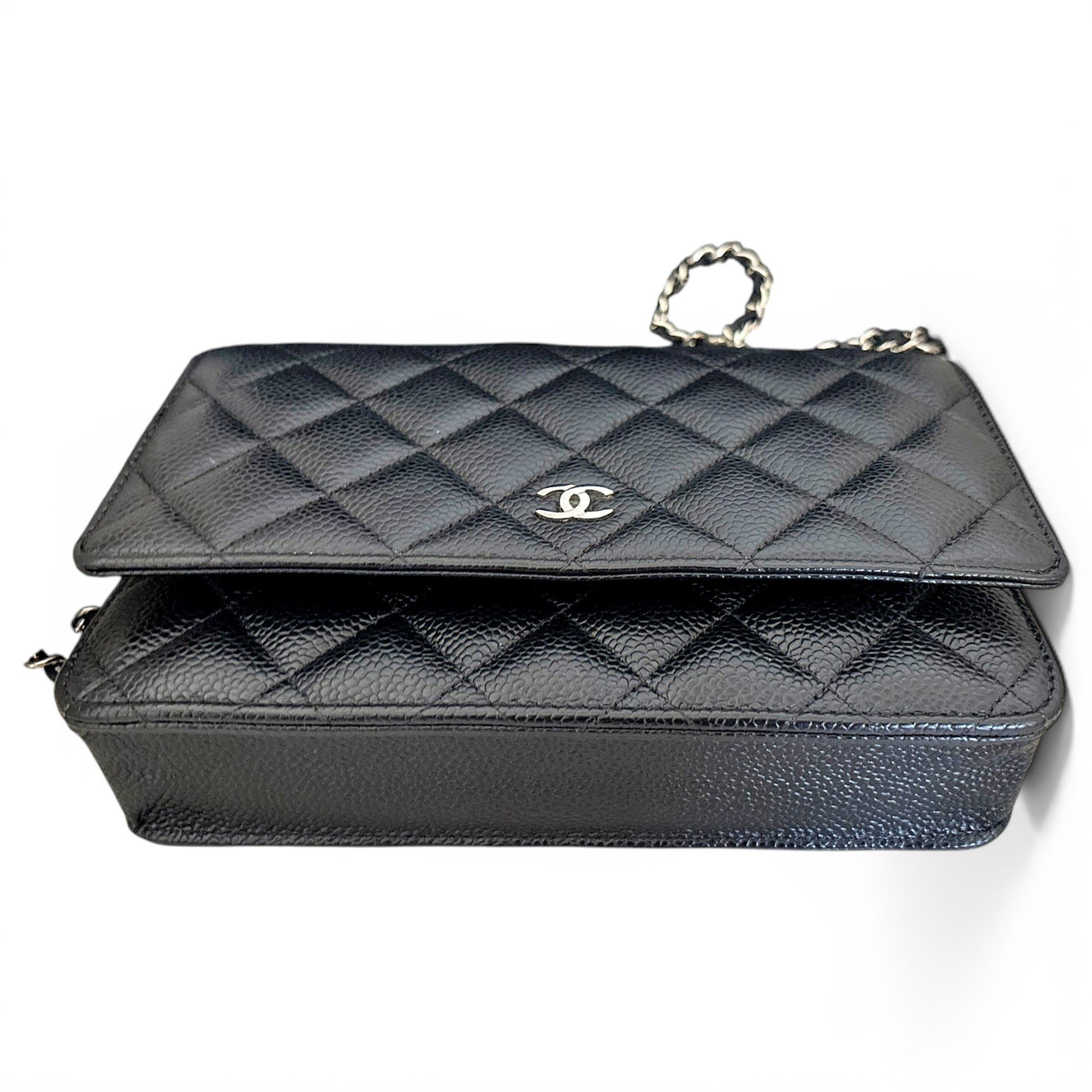 Wallet On Chain Timeless/Classique leather handbag