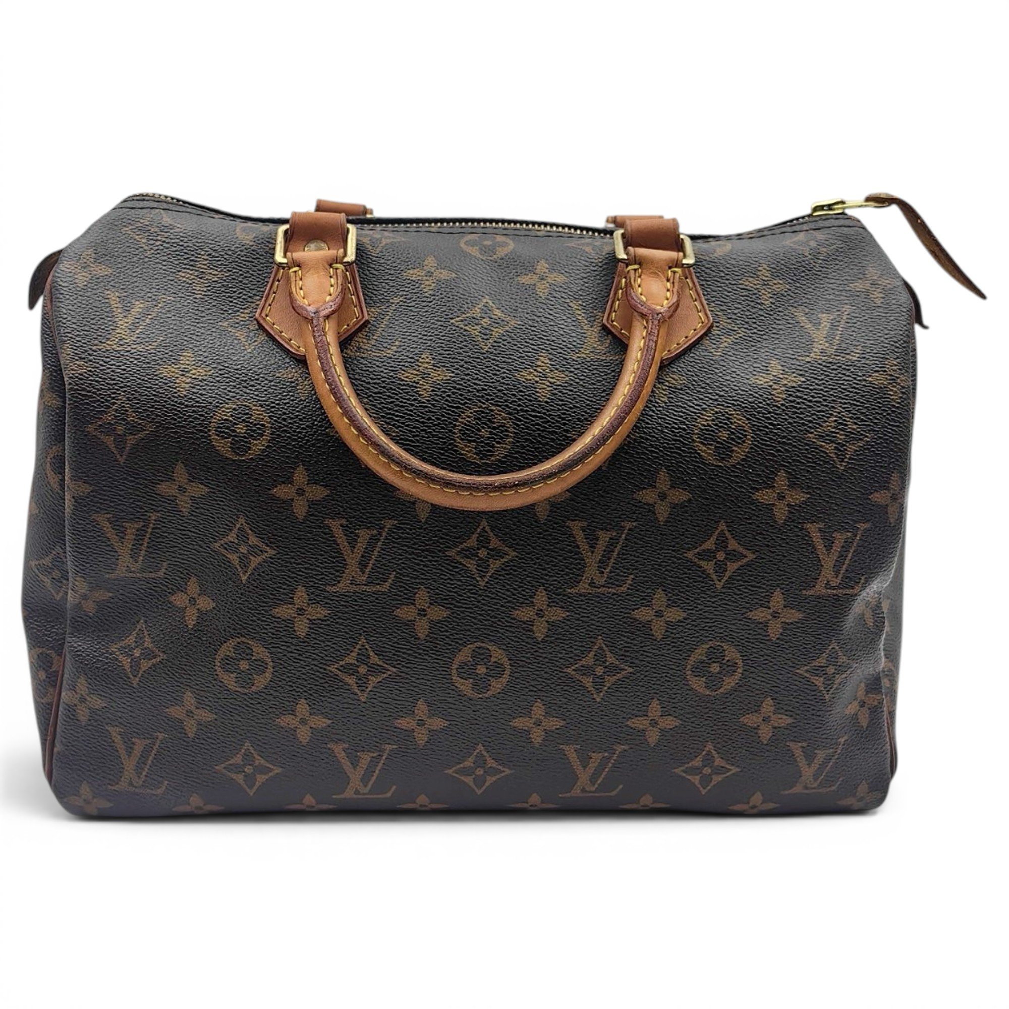 Speedy leather handbag