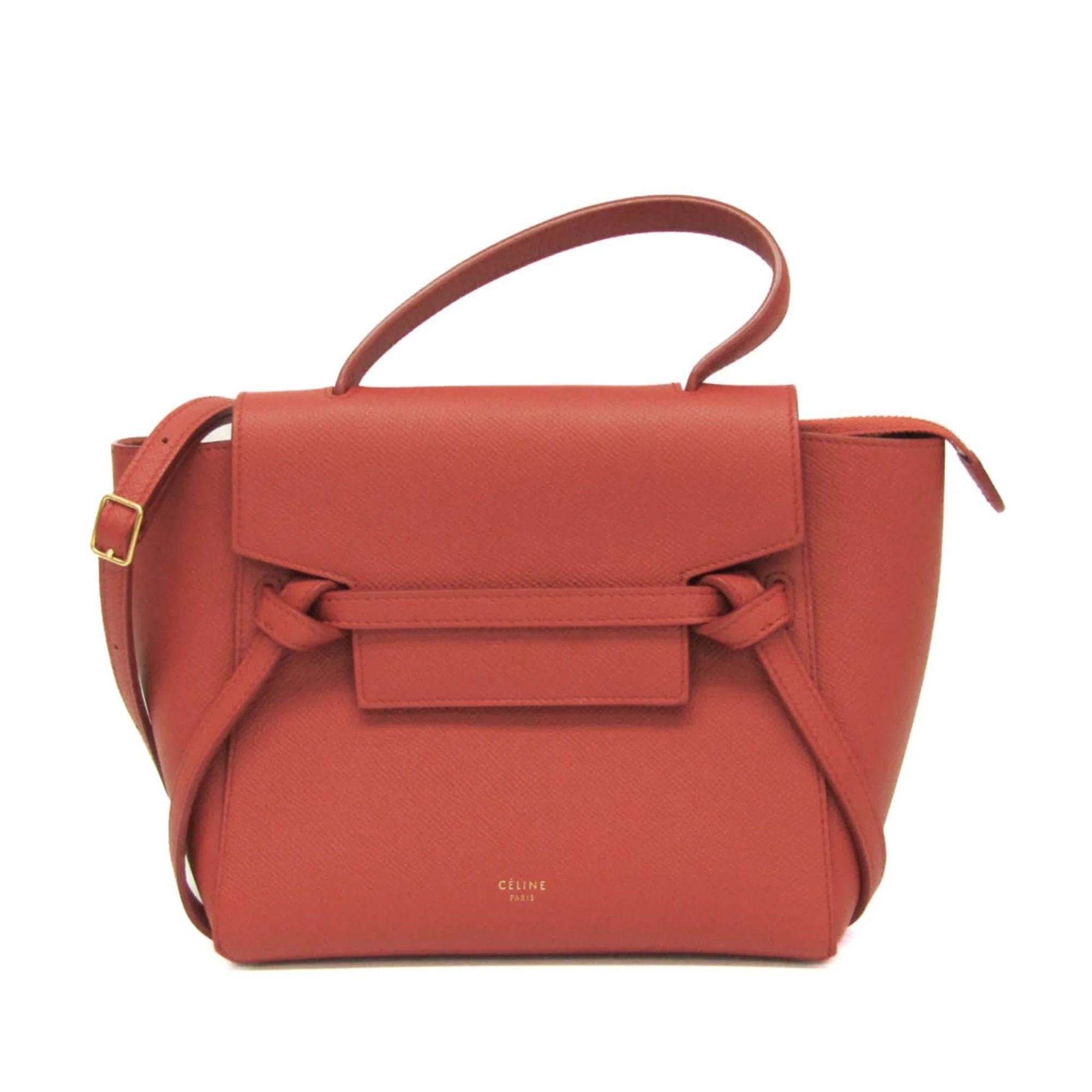 Belt leather handbag