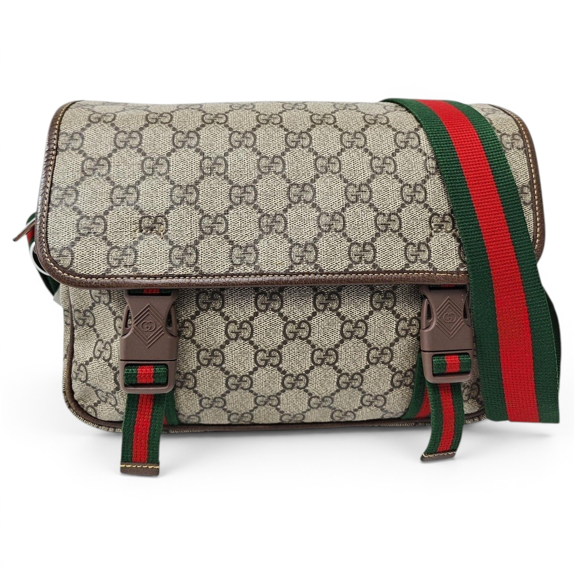 Ophidia GG Supreme leather handbag