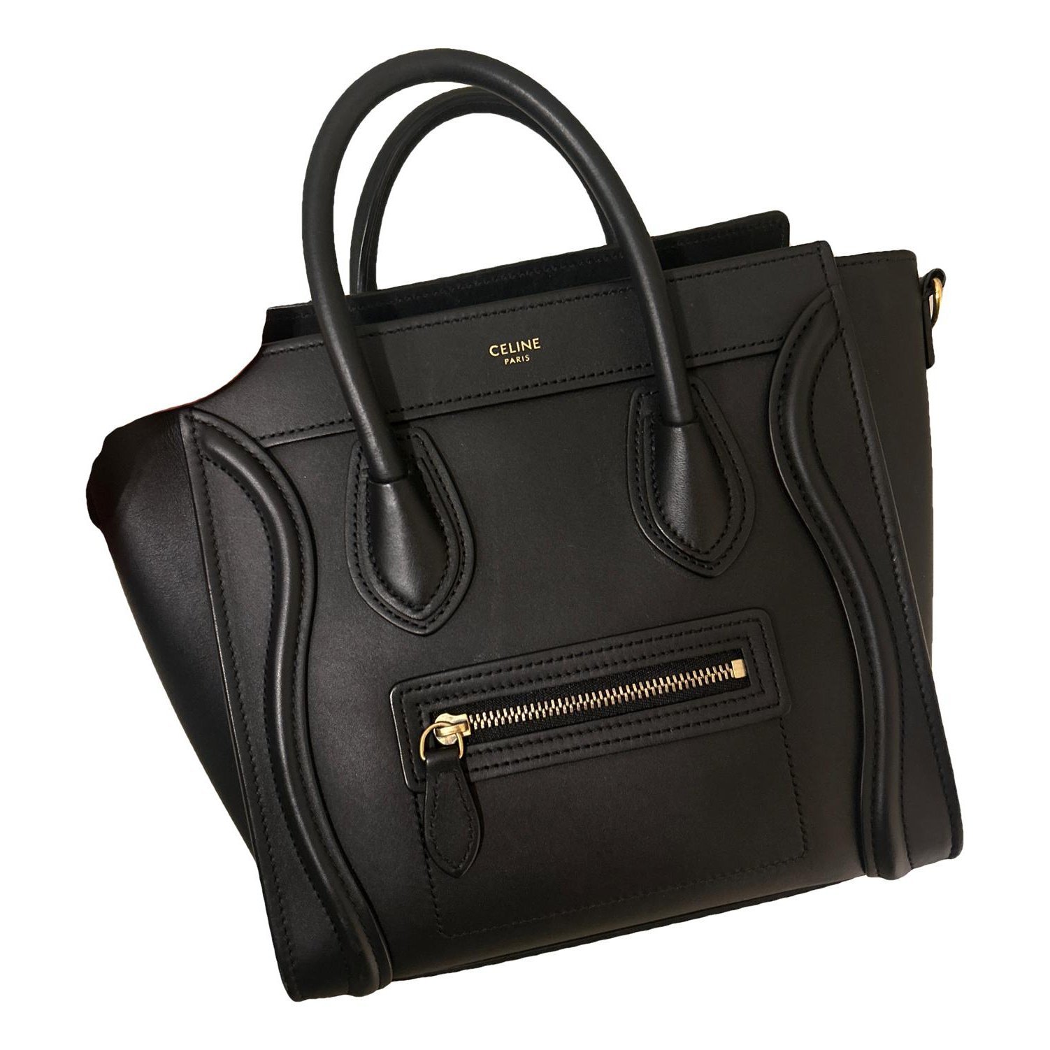Nano Luggage leather handbag
