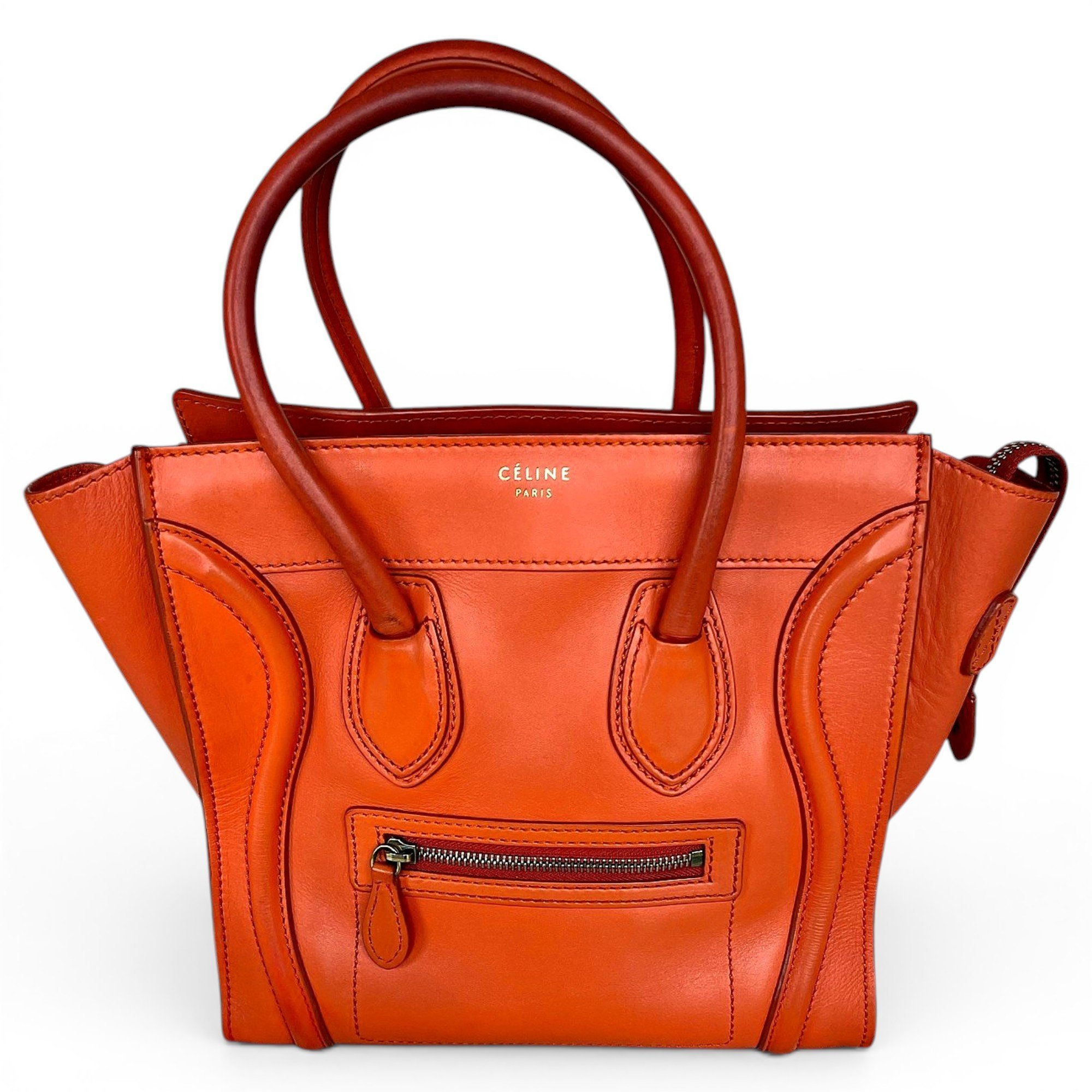 Luggage leather handbag