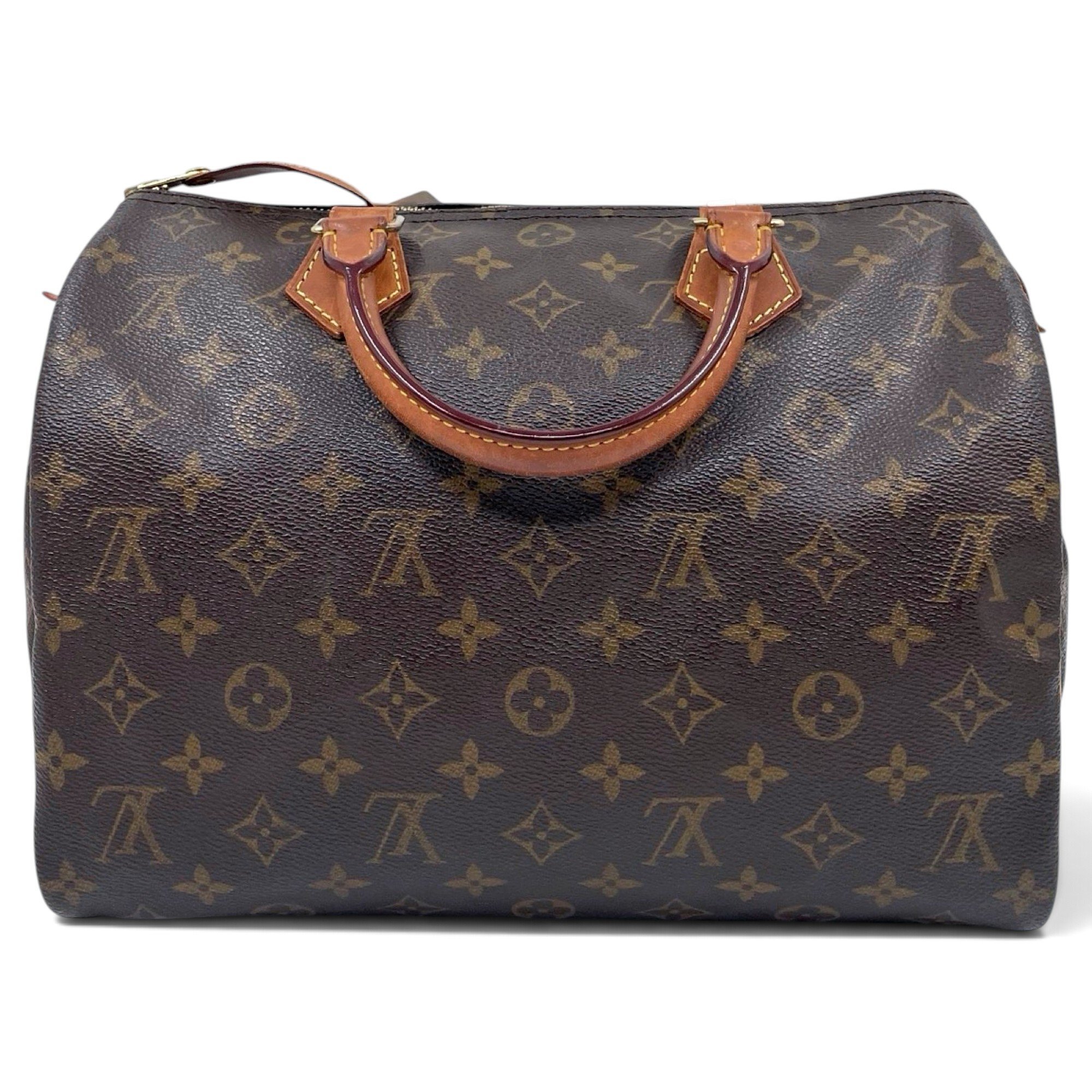 Speedy leather handbag