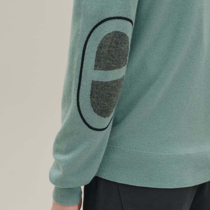 Céladon Cashmere "Maillon Chaine d'Ancre" Hooded Jacket