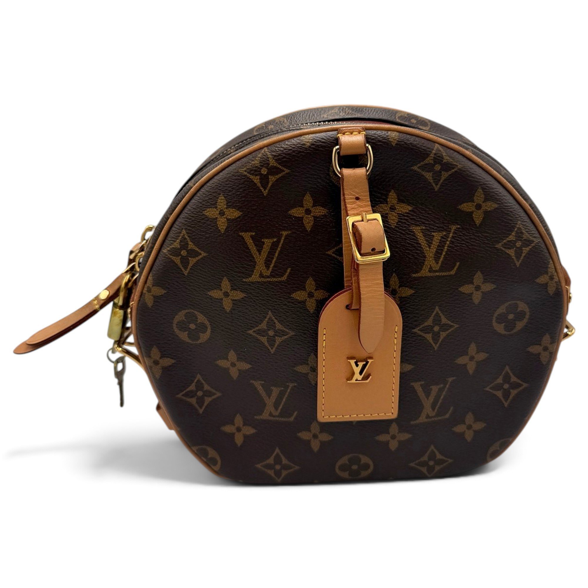 Boîte chapeau souple leather handbag