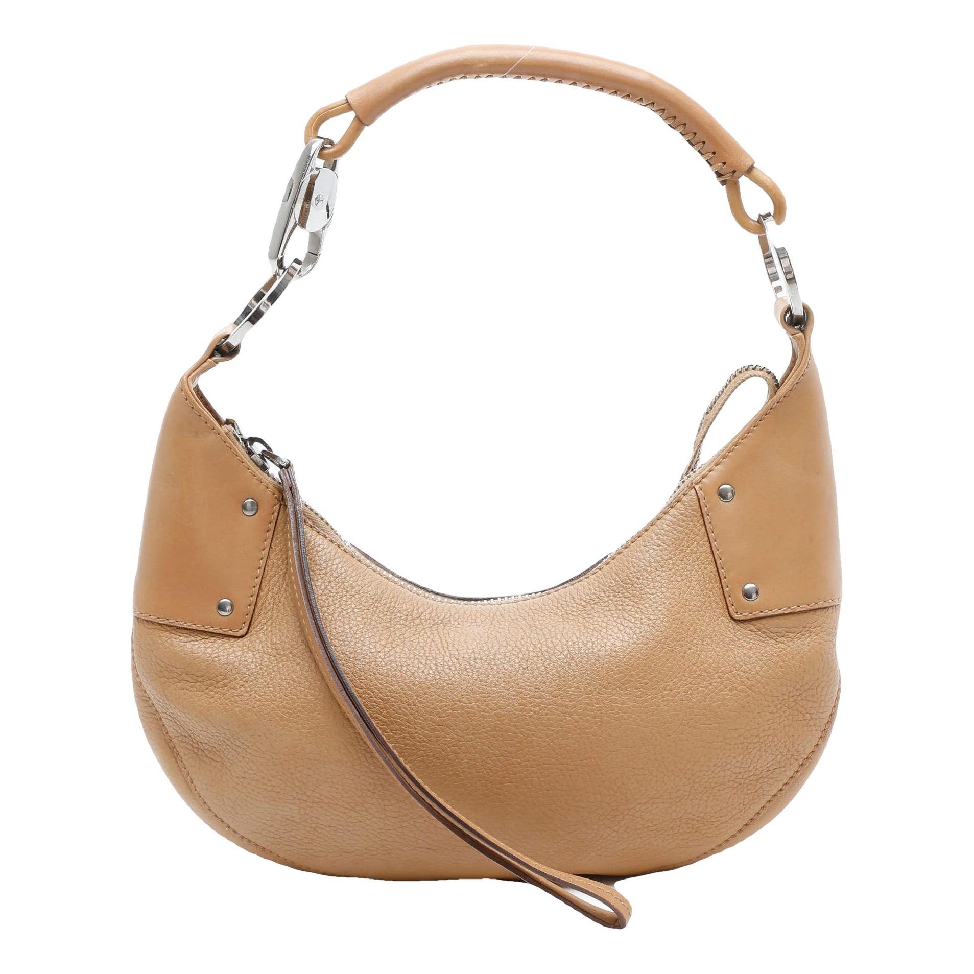 Hobo leather handbag