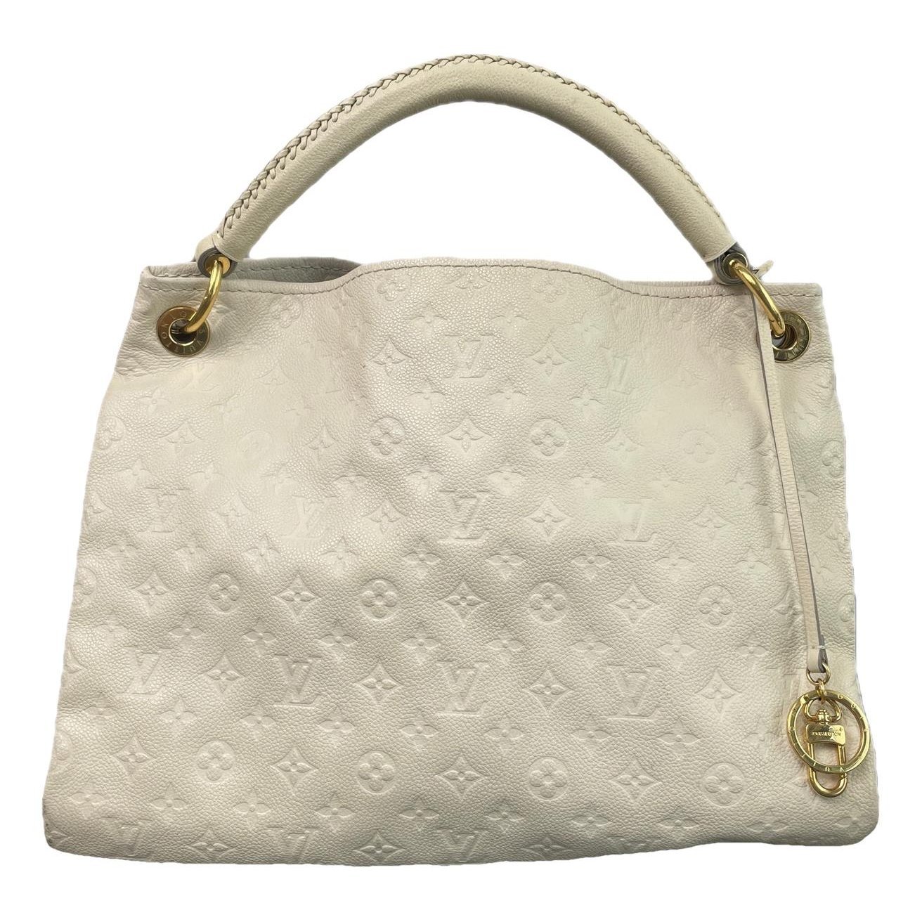 Artsy leather handbag