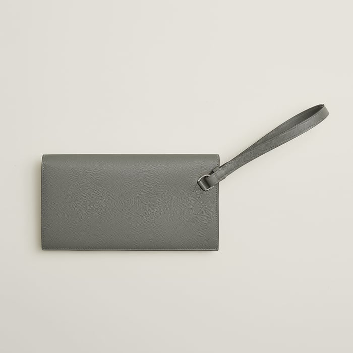 Gris Meyer Kelly Pocket Long Wallet