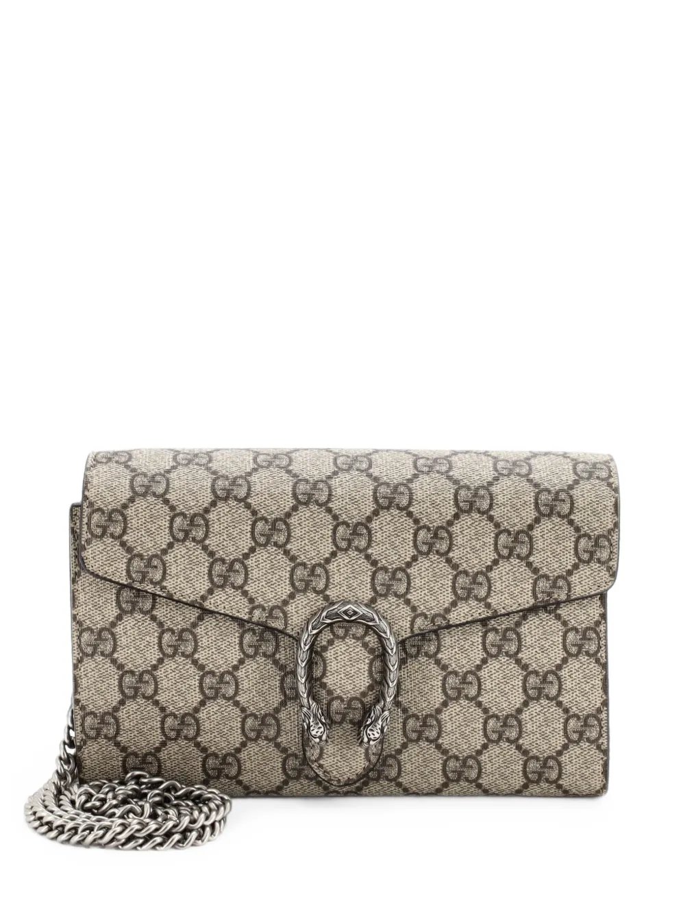 Dionysus Chain Wallet GG Coated Canvas Small crossbody bag