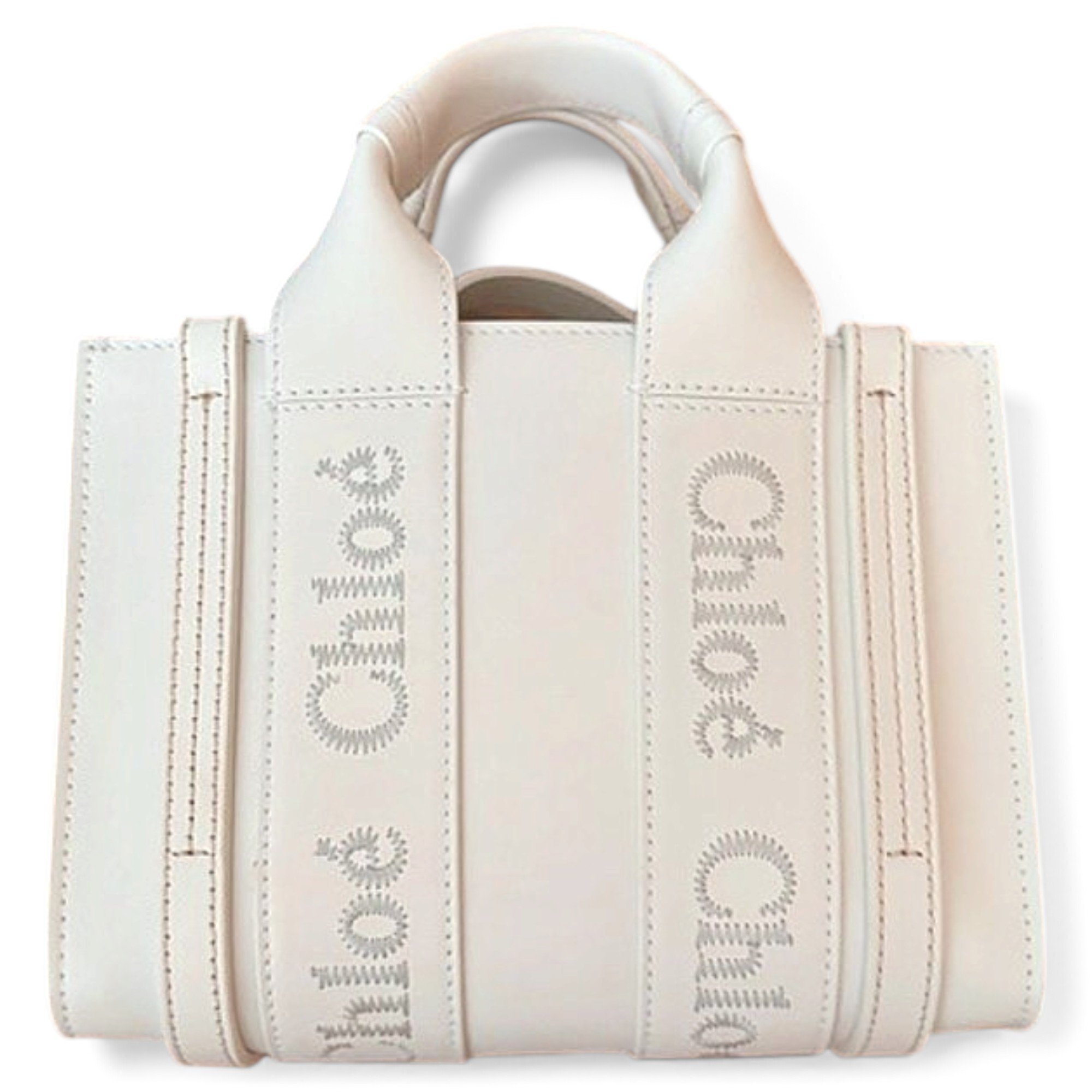 Chloe Woody leather tote