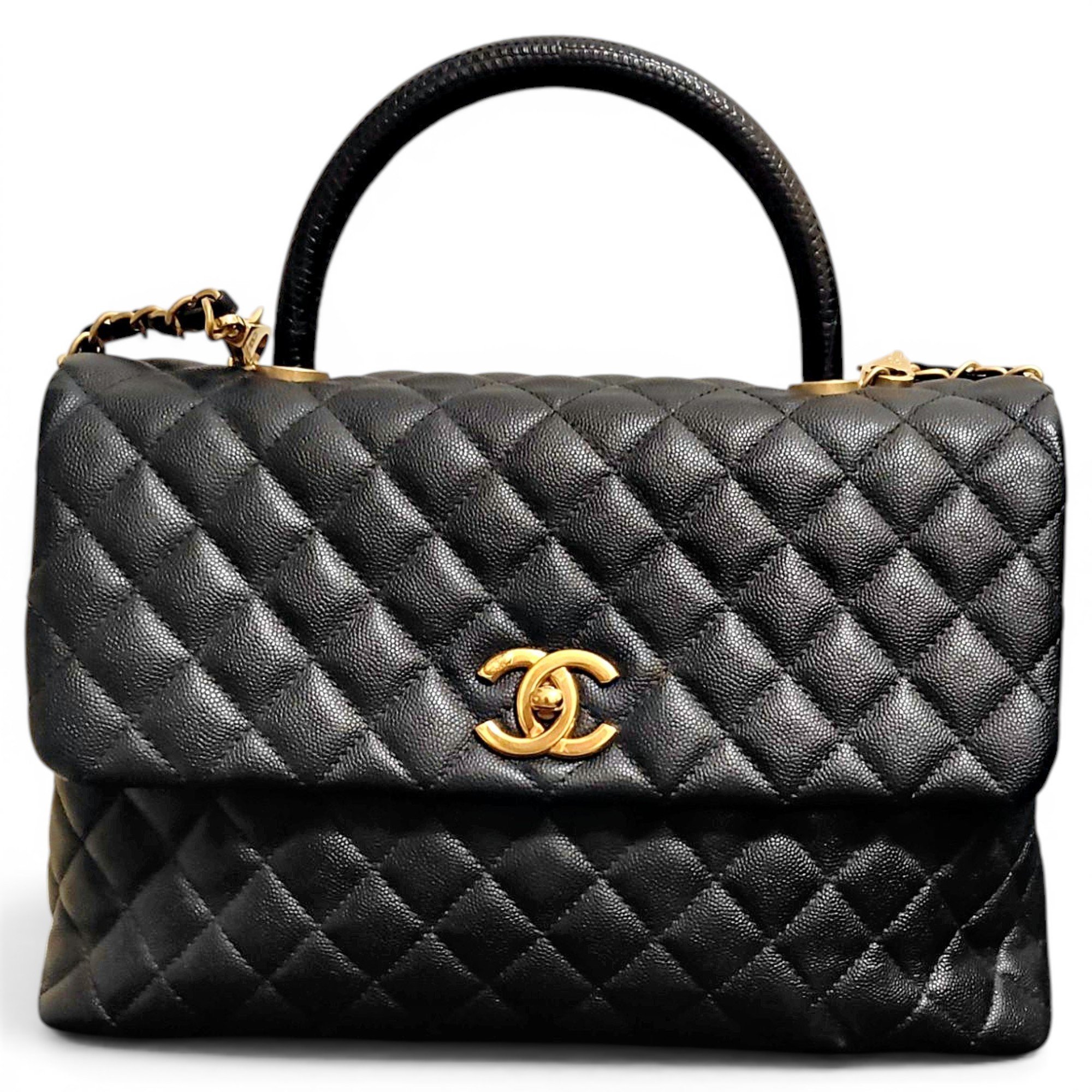 Coco Handle leather handbag