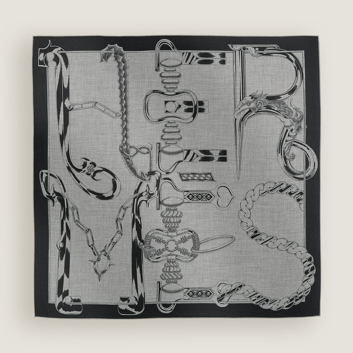 Hermès Metallique Scarf 100
