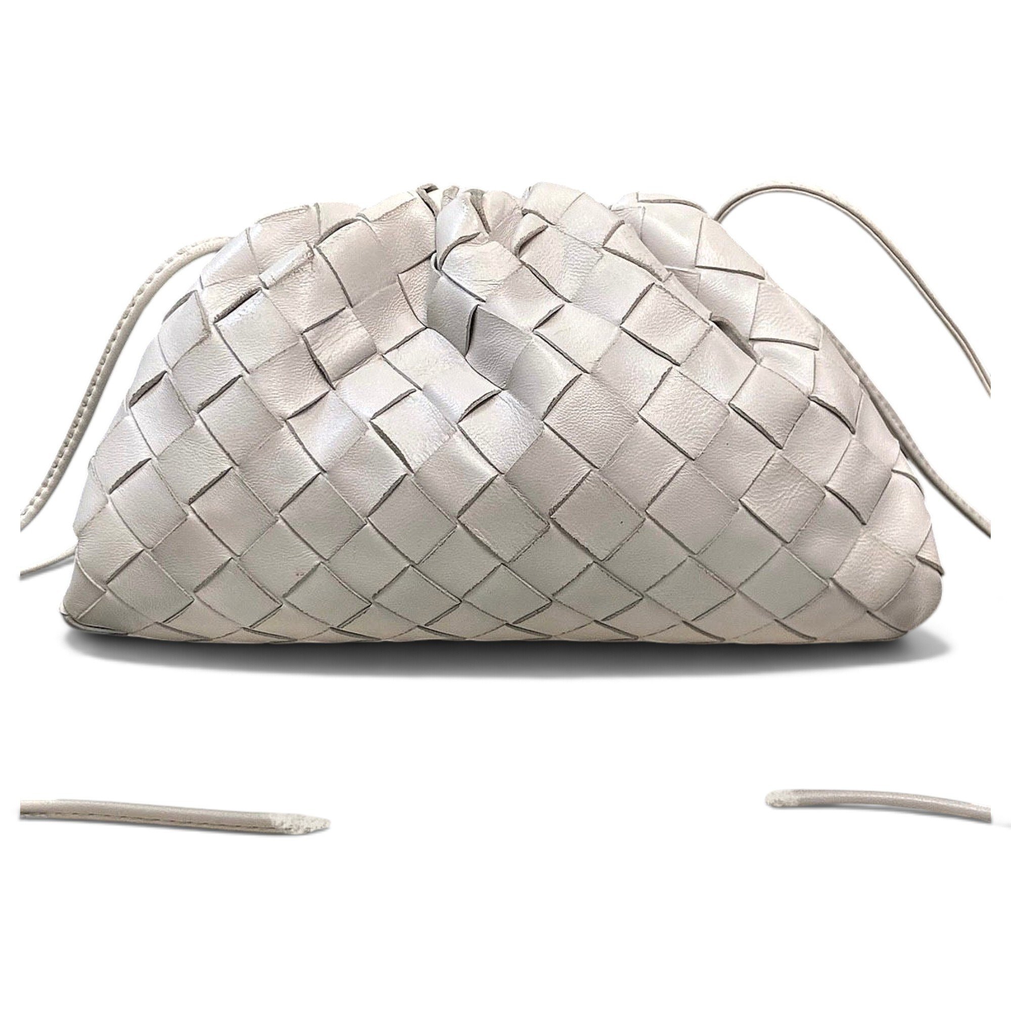 Pouch leather handbag