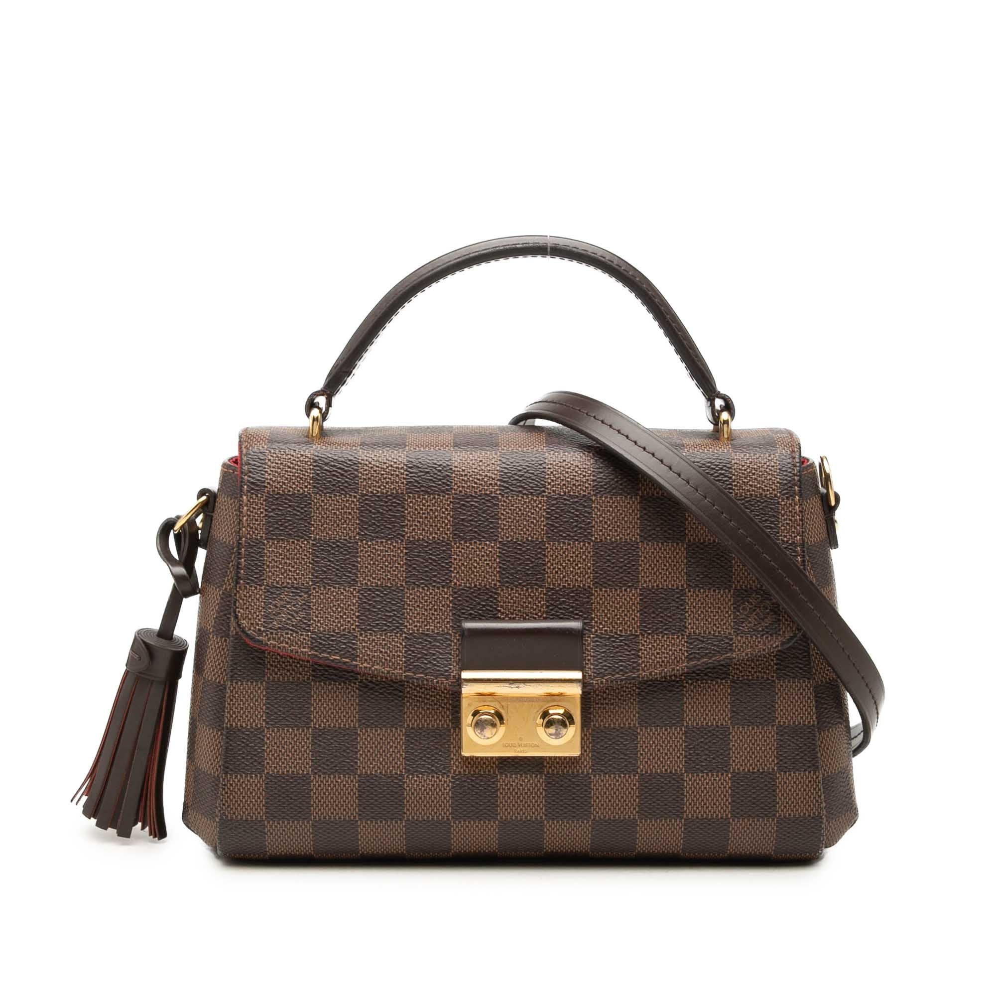 Croisette leather satchel