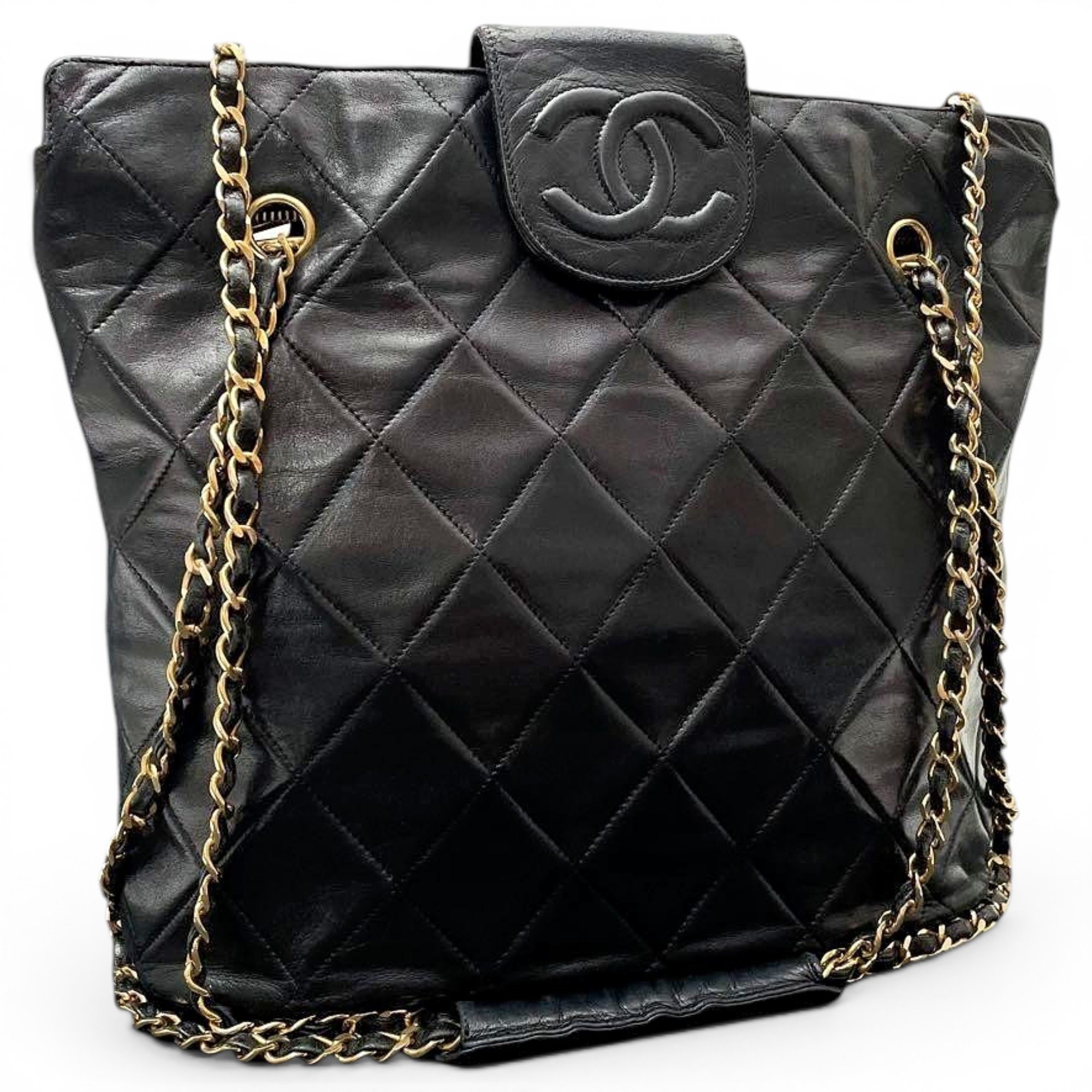 Leather tote