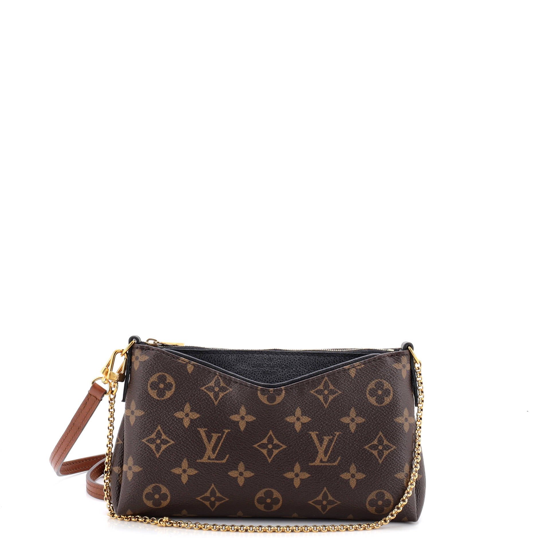 Pallas Clutch Monogram Canvas with Leather