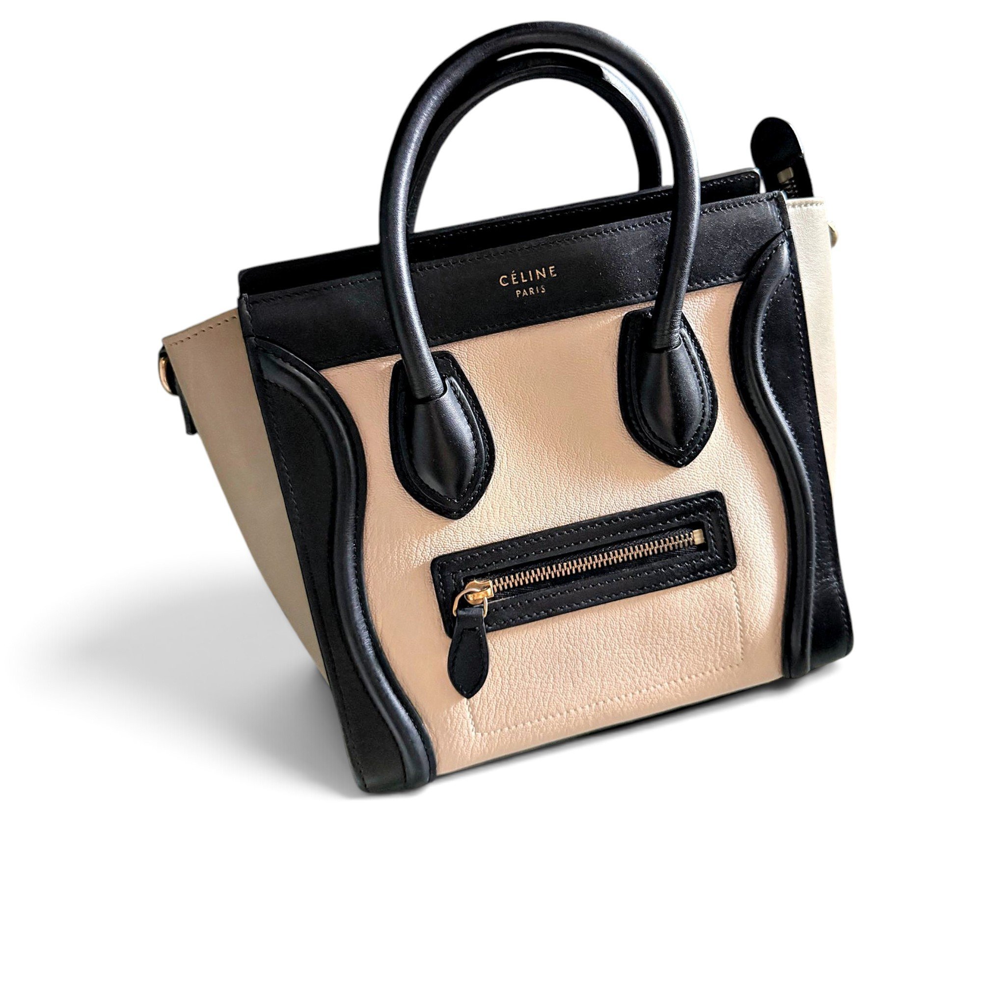 Nano Luggage leather handbag