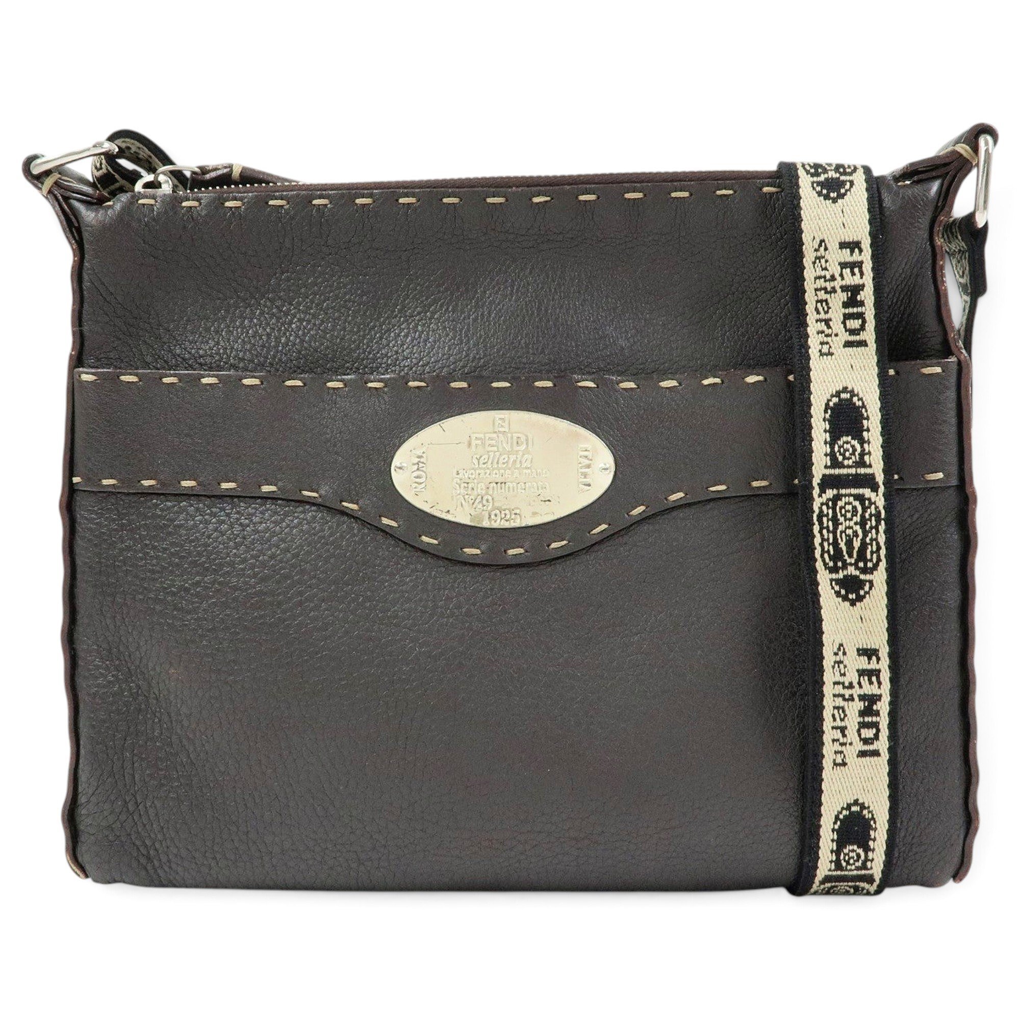 Leather crossbody bag