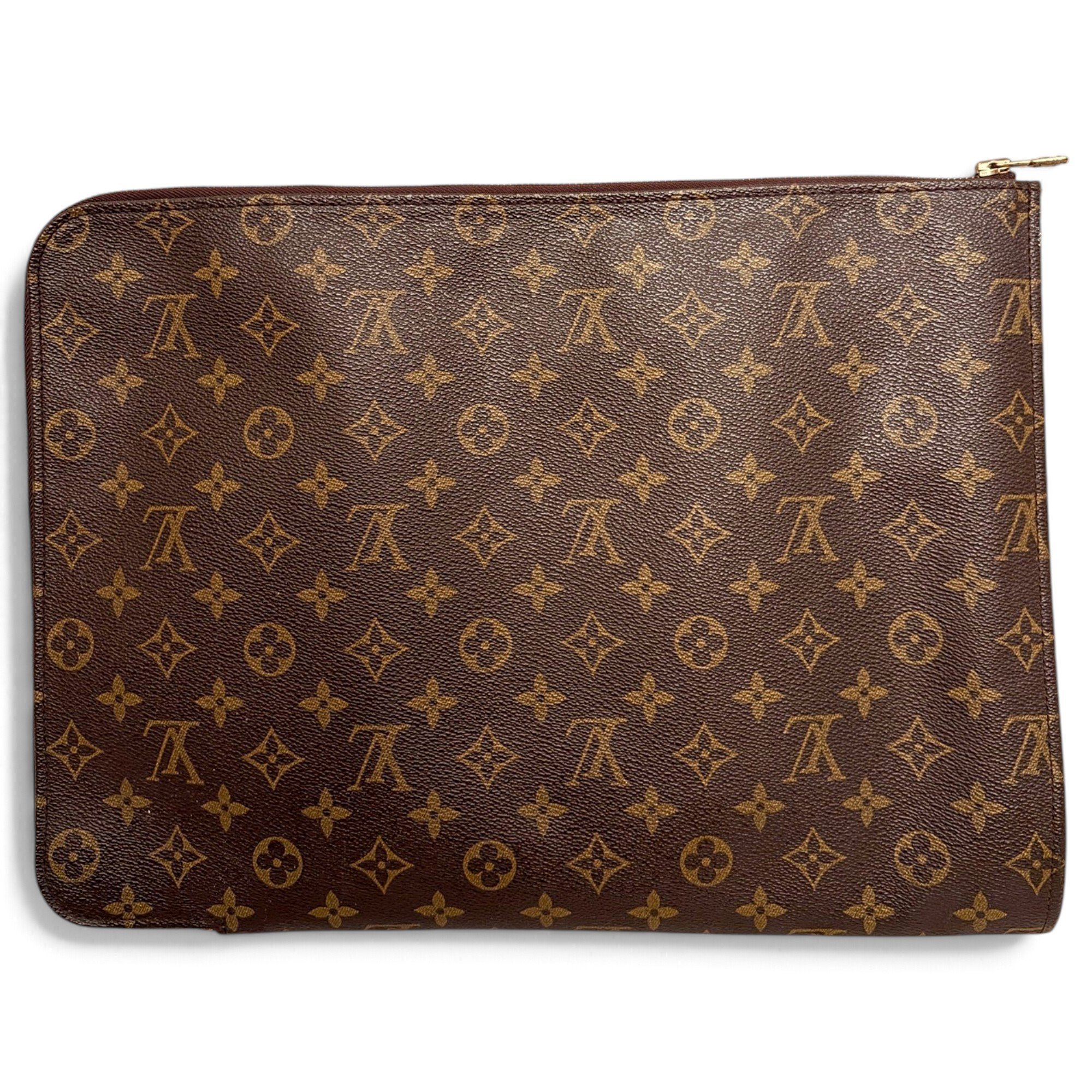 Serviette Ambassadeur leather clutch bag
