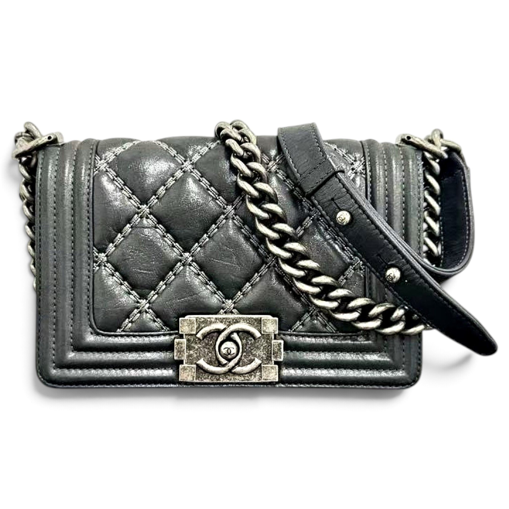 Boy leather handbag