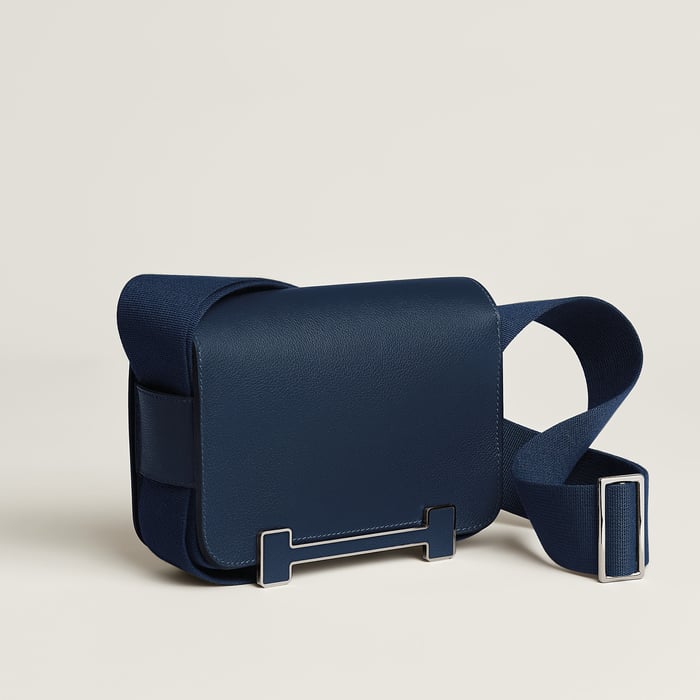 Bleu Abysse Hermès Geta Bag