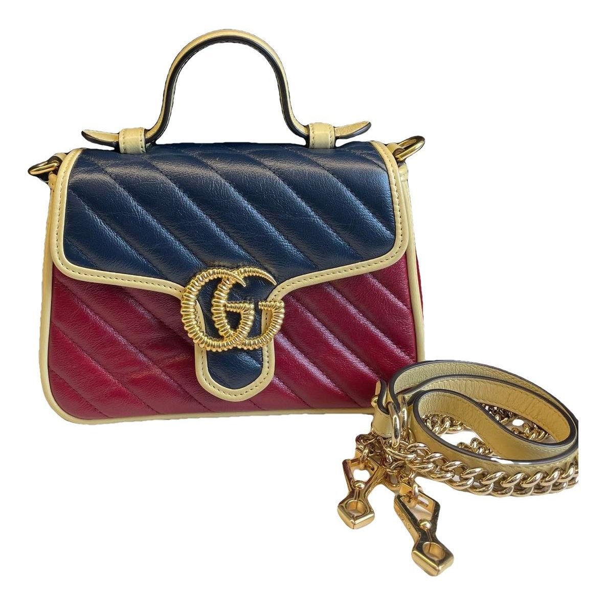 GG Marmont Flap leather handbag