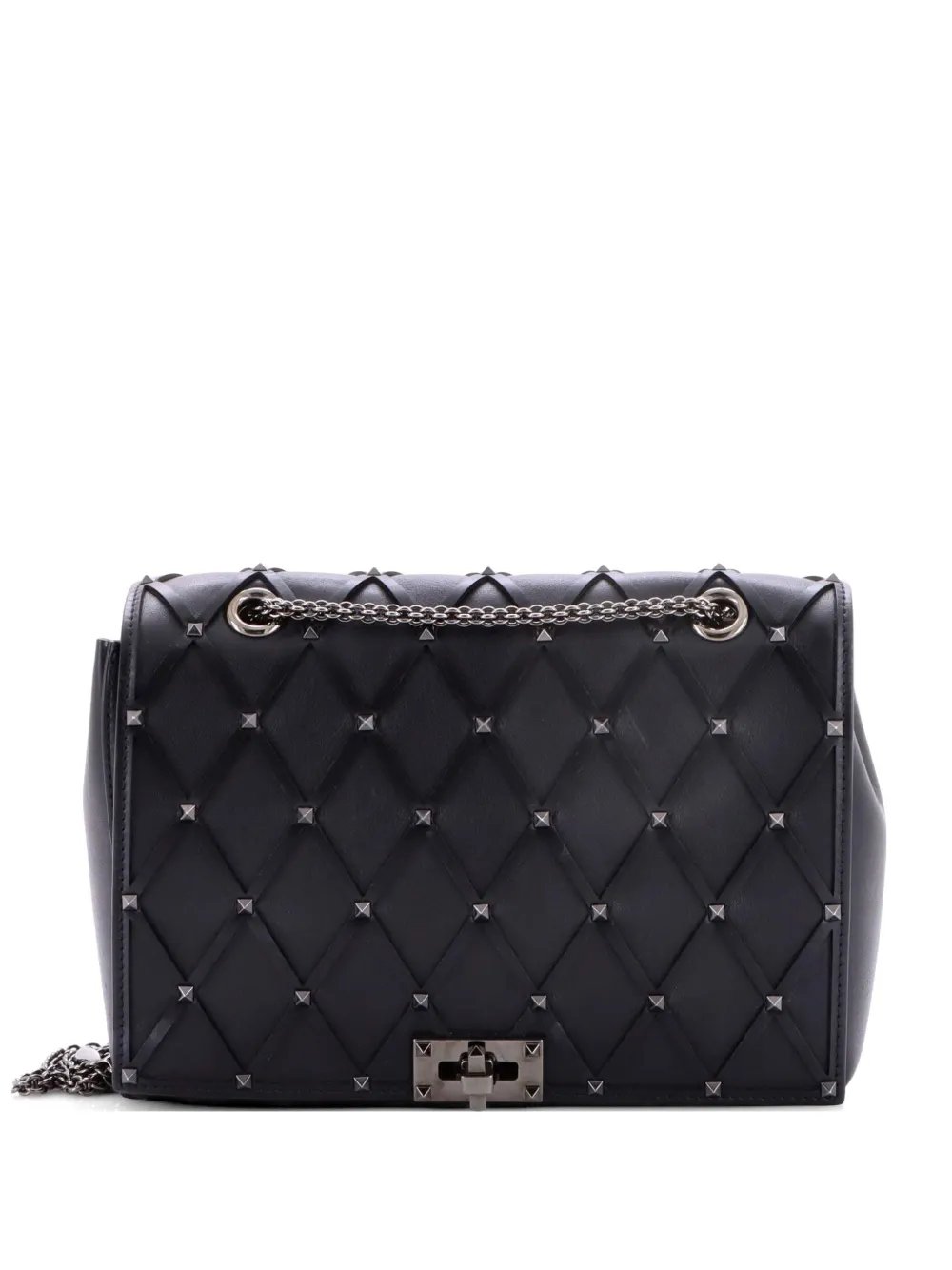 Rockstud Beehive Chain Flap Bag Quilted Leather Medium shoulder bag
