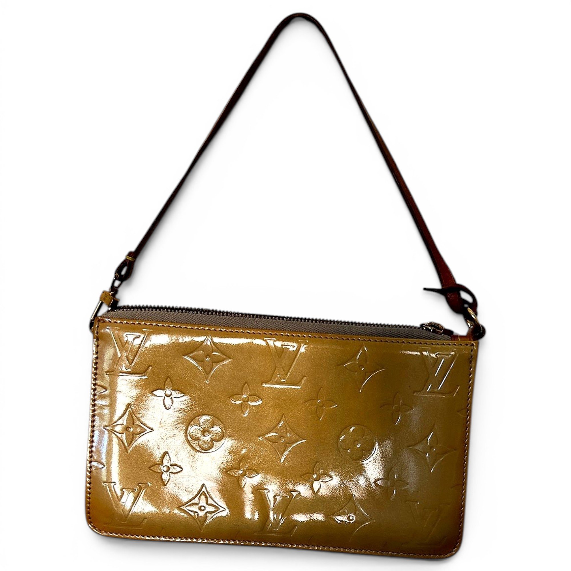 Pochette Accessoire patent leather handbag