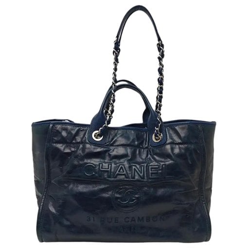 Deauville leather handbag