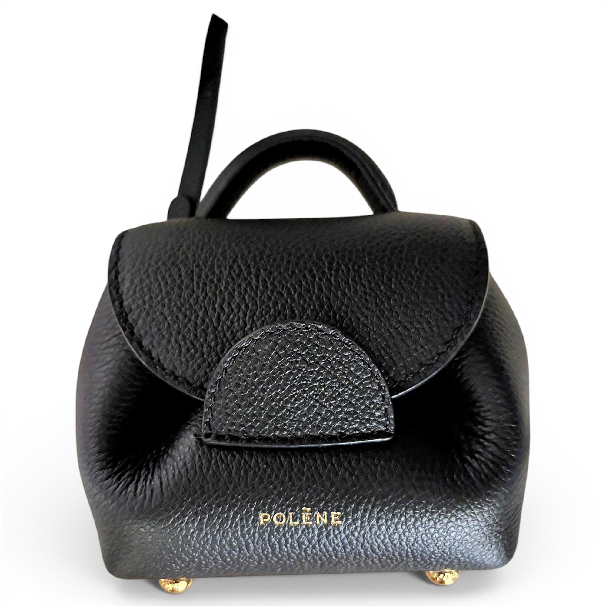 Polene Numéro un mini leather crossbody bag