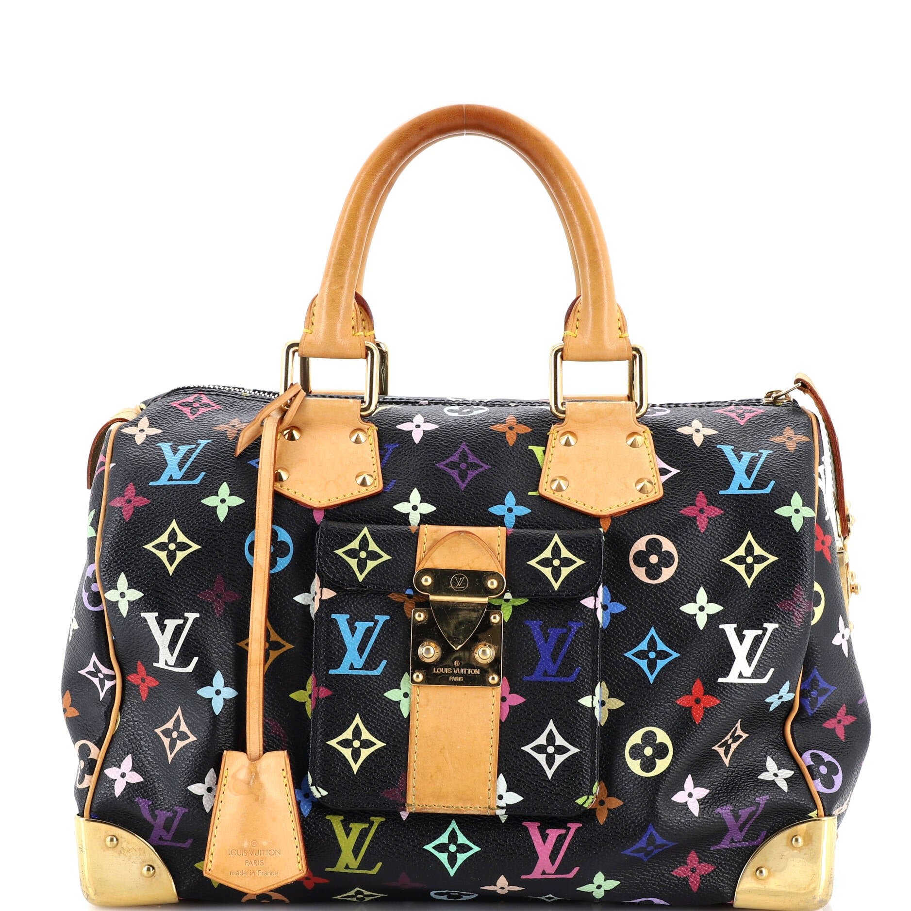Louis Vuitton Speedy Handbag Monogram Multicolor 30