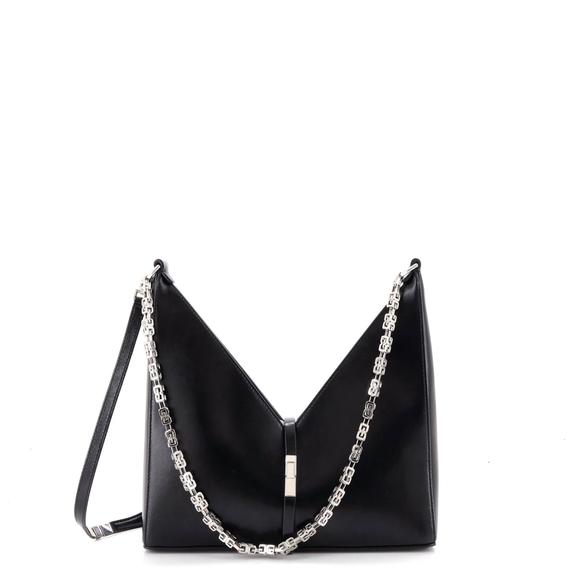 Cut Out Shoulder Bag Leather Small