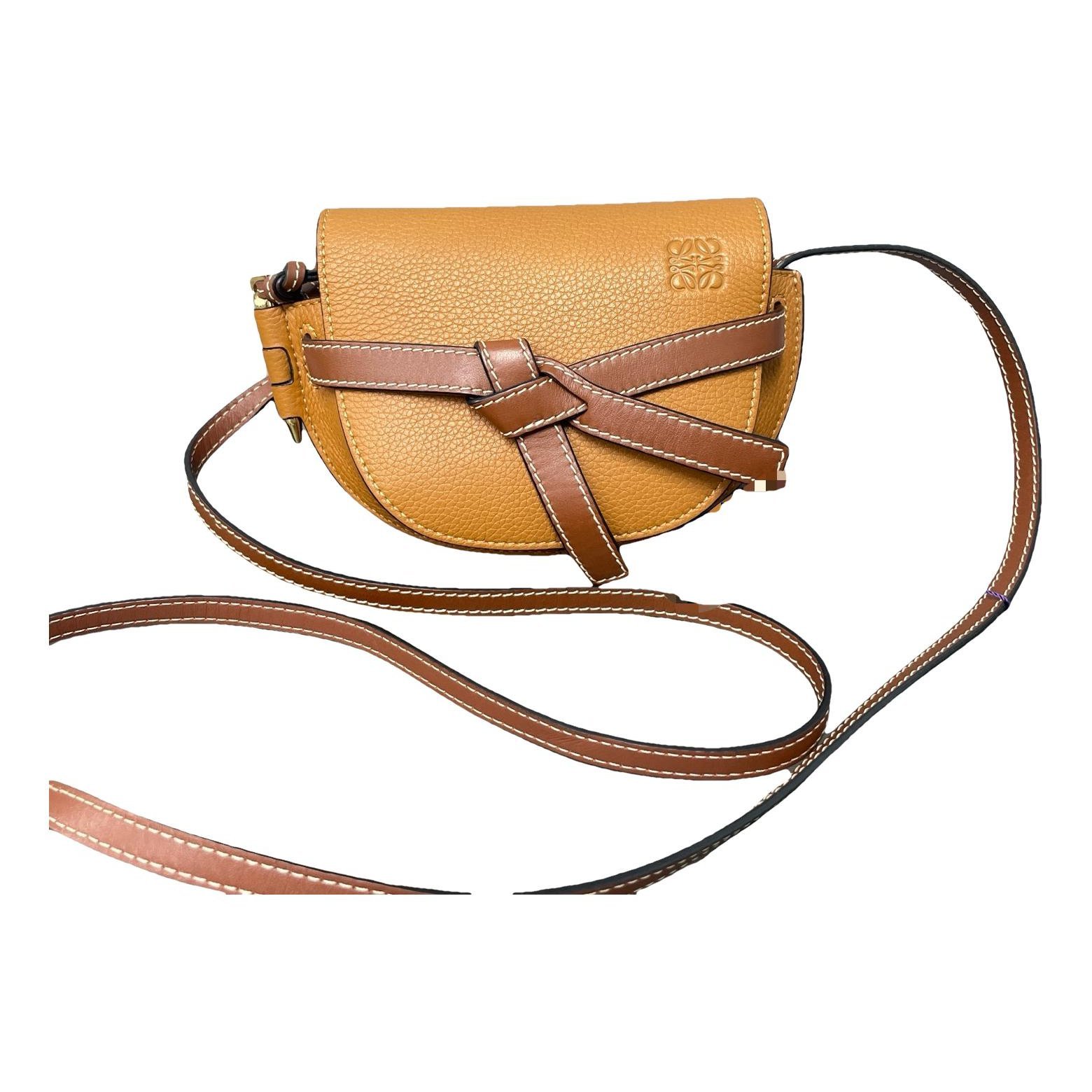 Gate leather crossbody bag