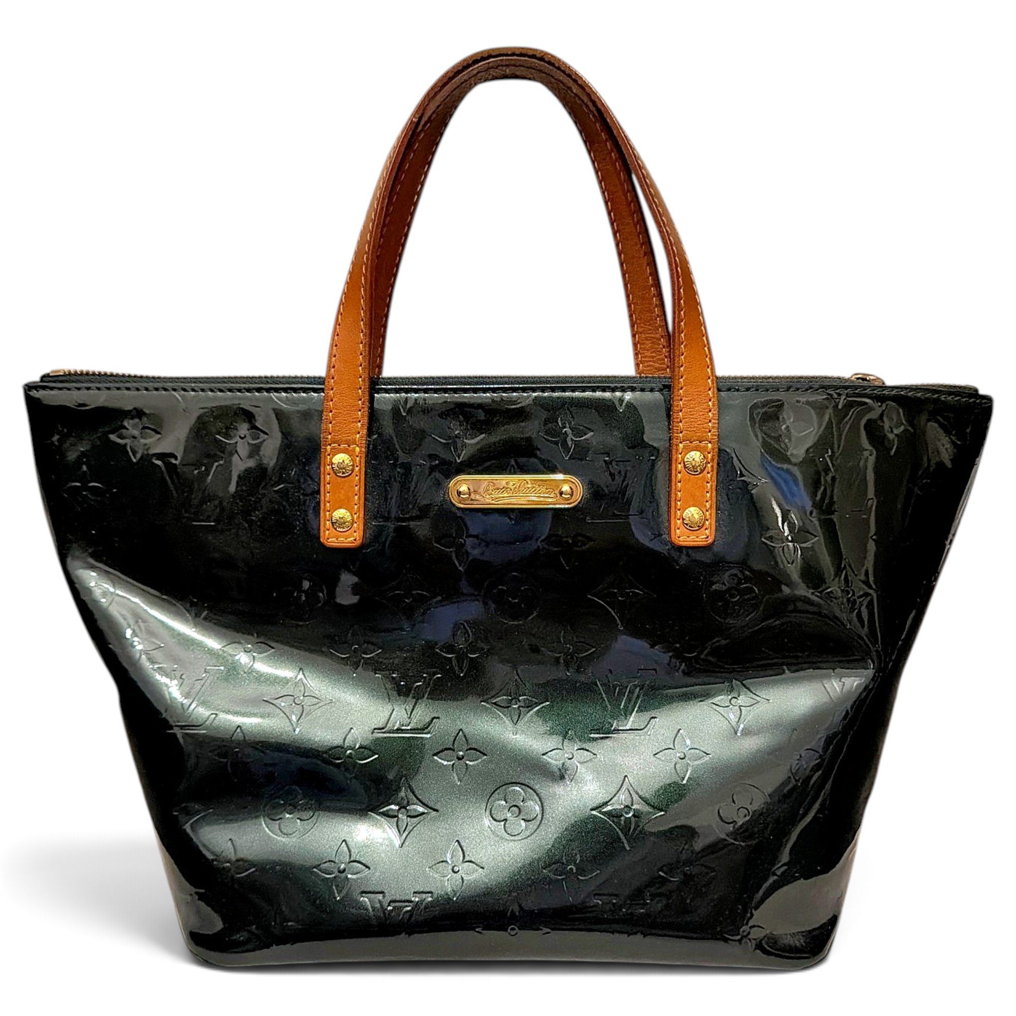 Houston patent leather tote
