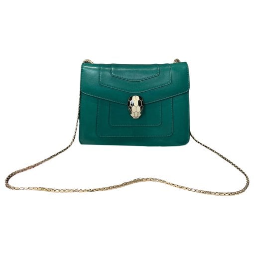 Bvlgari Serpenti leather handbag