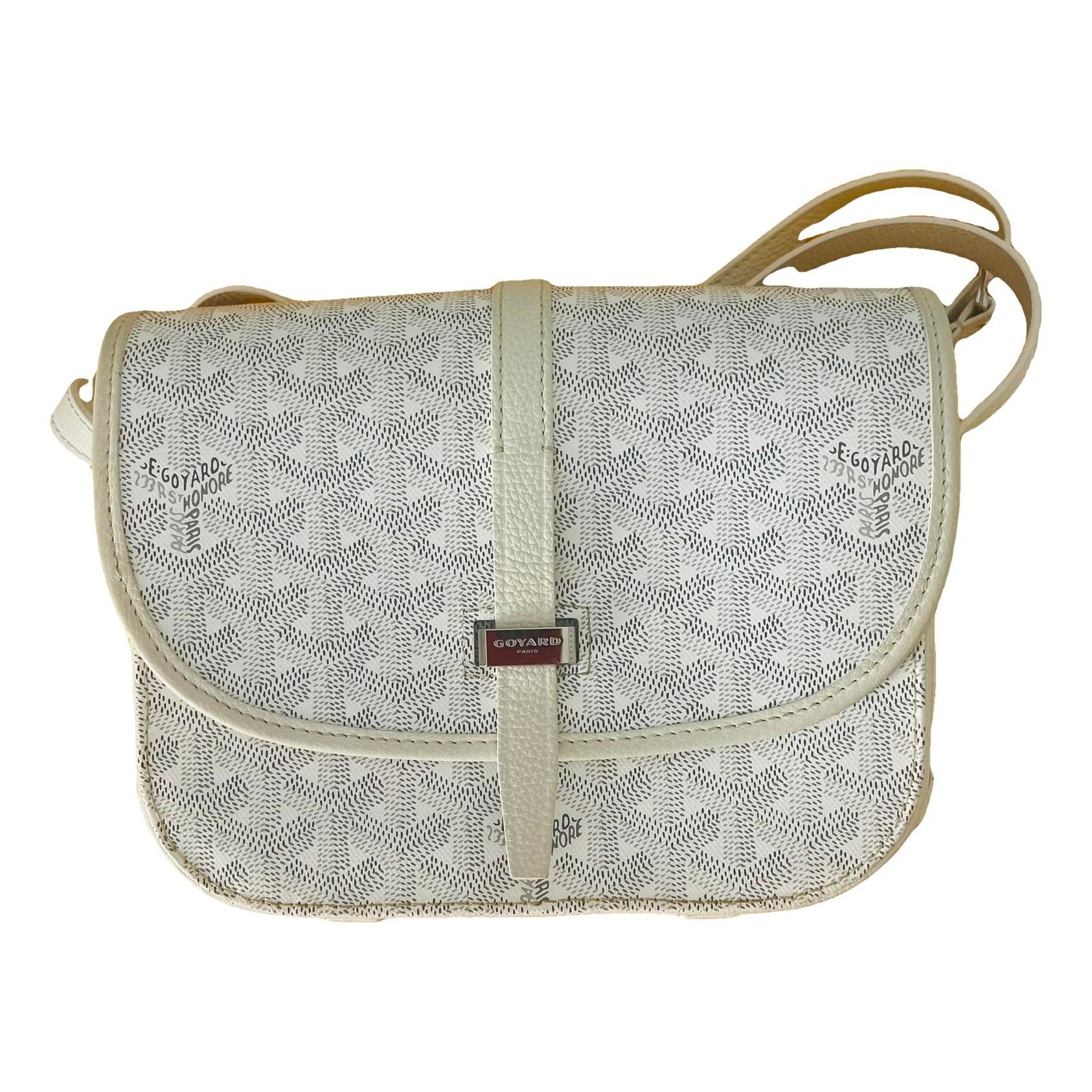 Goyard Belvedère leather handbag