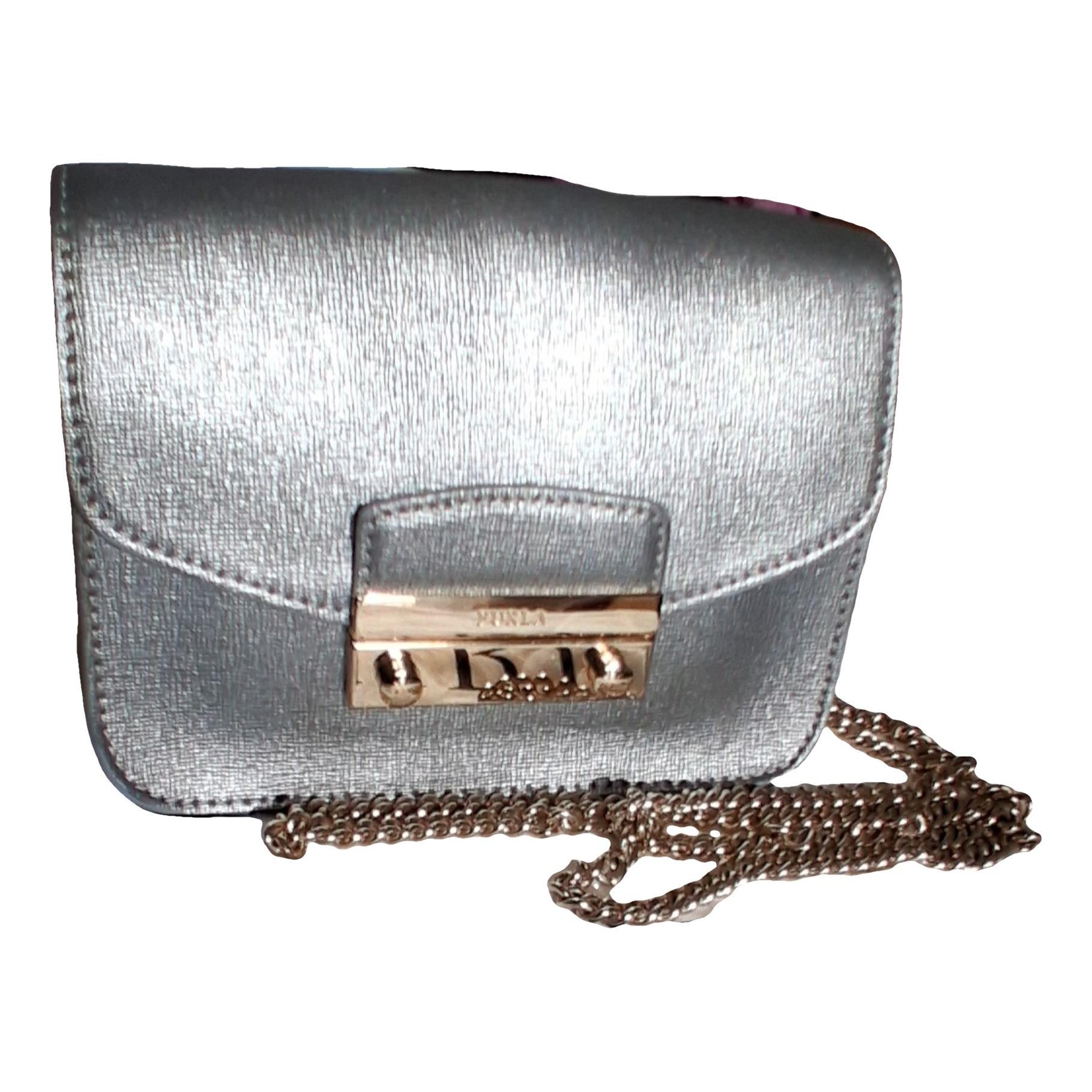 Furla Metropolis leather clutch bag