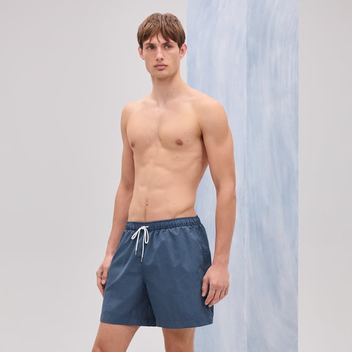 Bleu Turquin "H Fantome" Swim Trunks