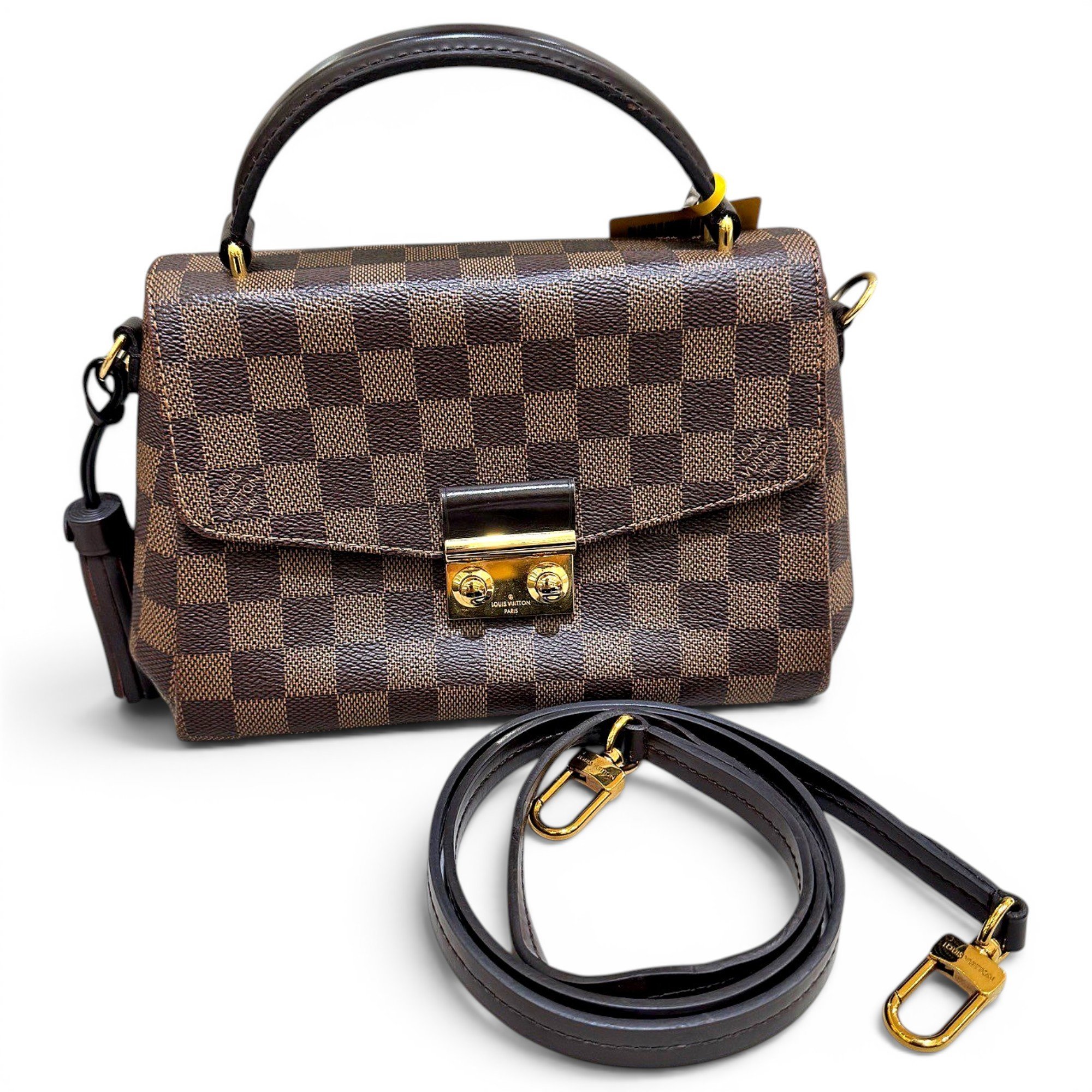 Croisette leather handbag
