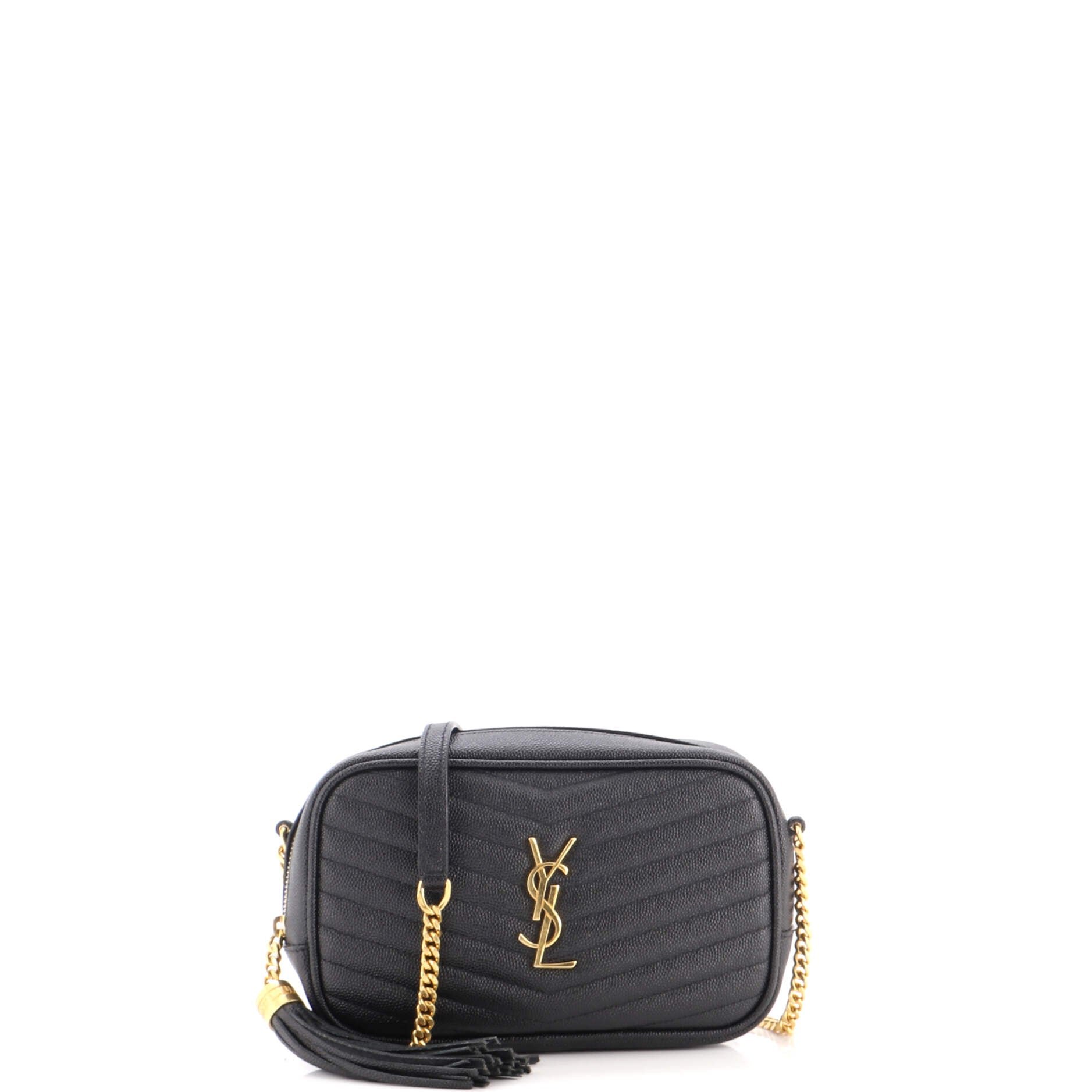 Lou Camera Bag Matelasse Chevron Leather Mini